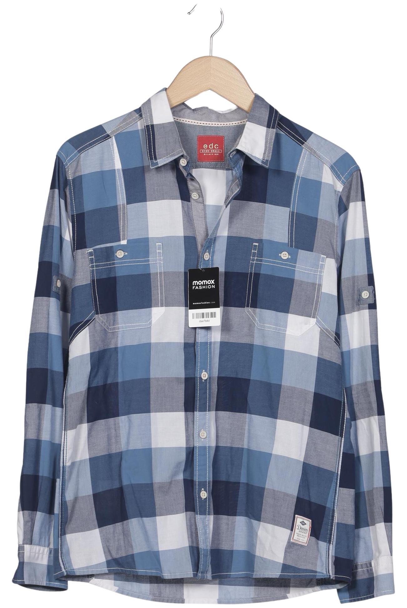 

edc by Esprit Herren Hemd, hellblau, Gr. 46