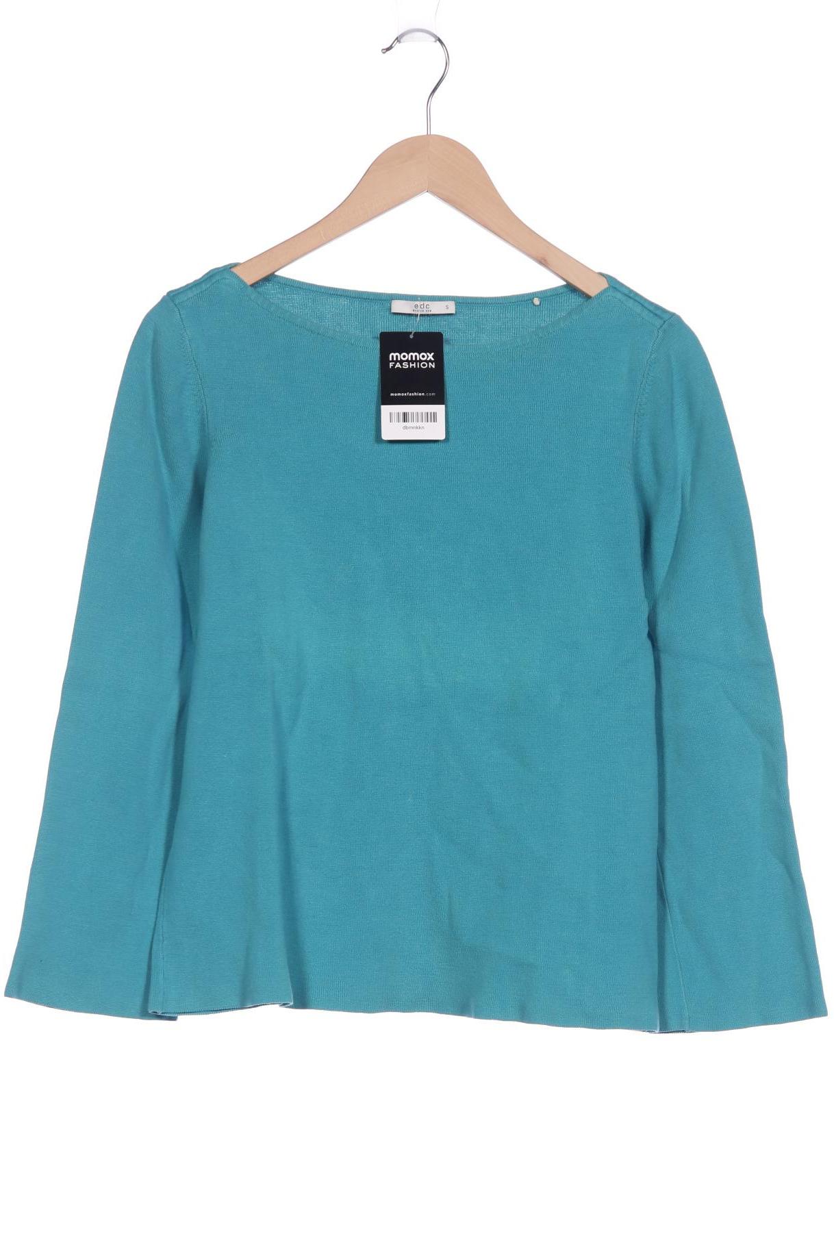 

edc by Esprit Damen Pullover, blau, Gr. 36