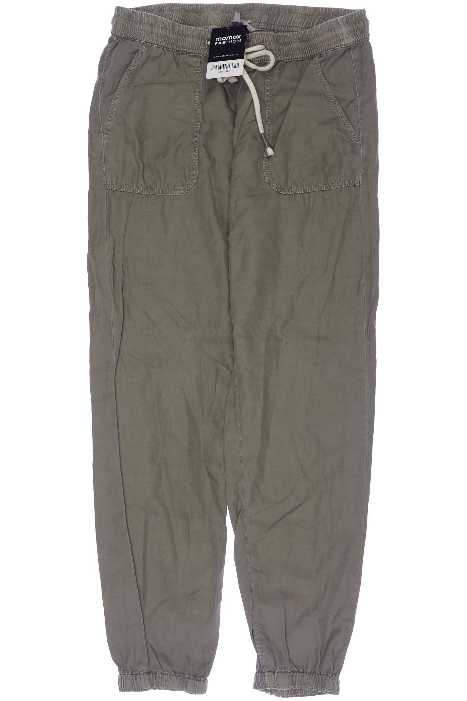 

edc by Esprit Damen Stoffhose, grün, Gr. 34
