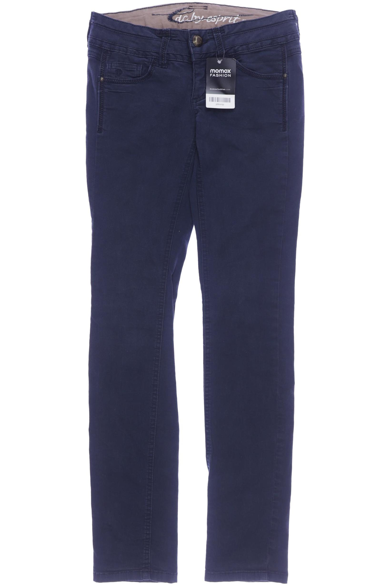 

edc by Esprit Damen Stoffhose, marineblau, Gr. 32