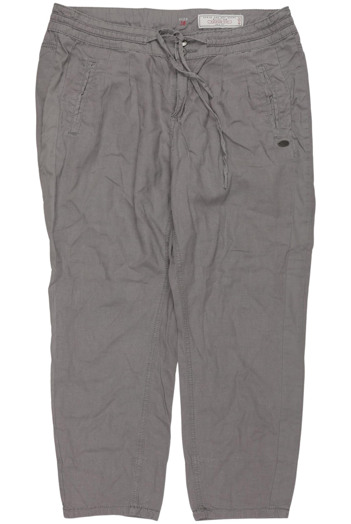 

edc by Esprit Damen Stoffhose, grau, Gr. 38