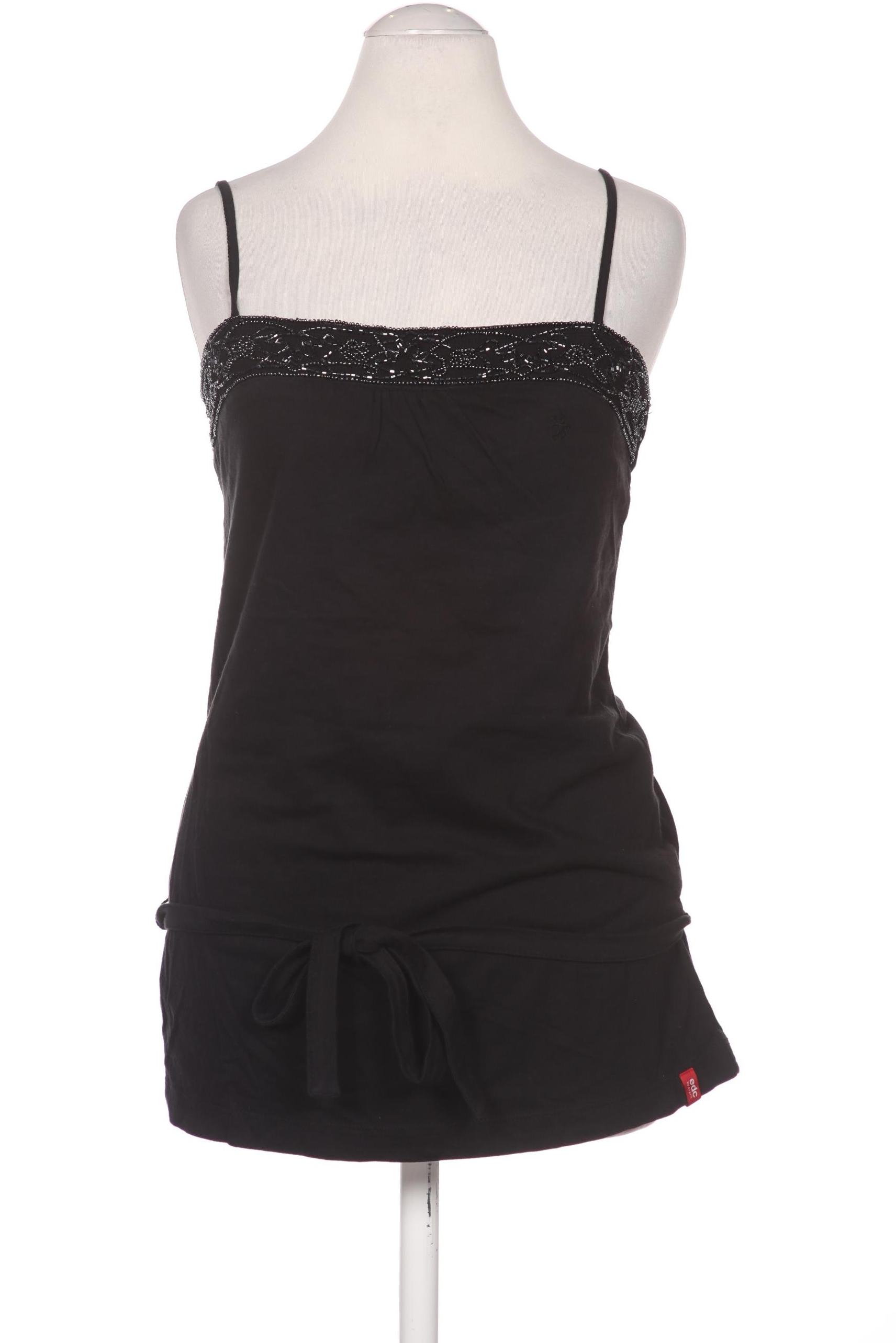 

edc by Esprit Damen Top, schwarz, Gr. 34