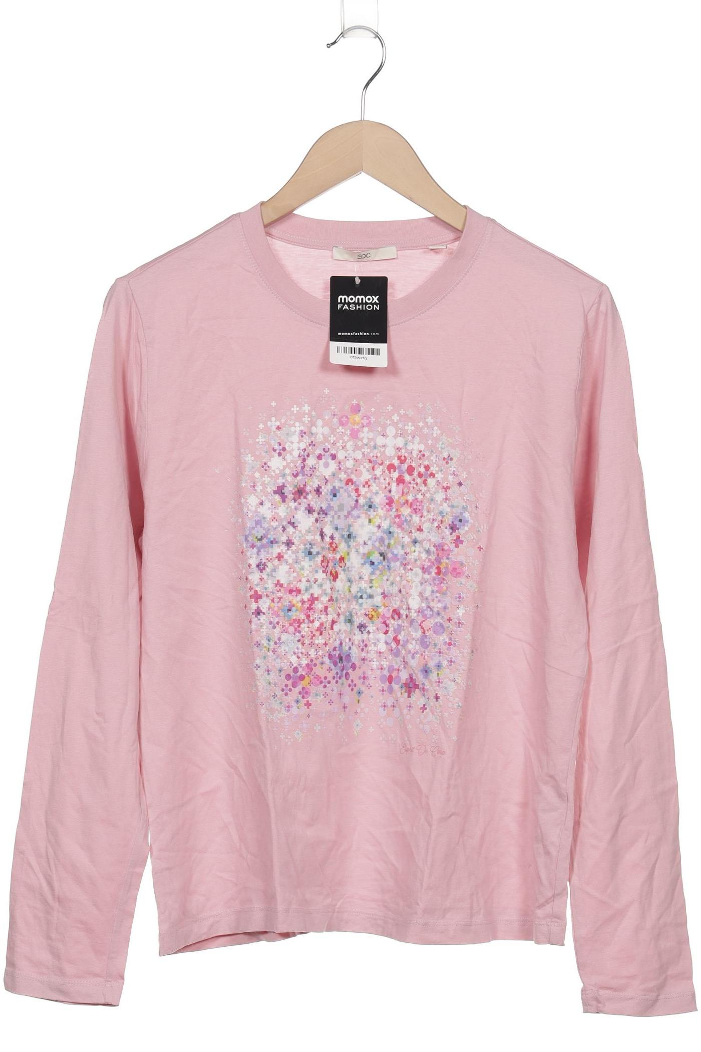 

edc by Esprit Damen Langarmshirt, pink, Gr. 44