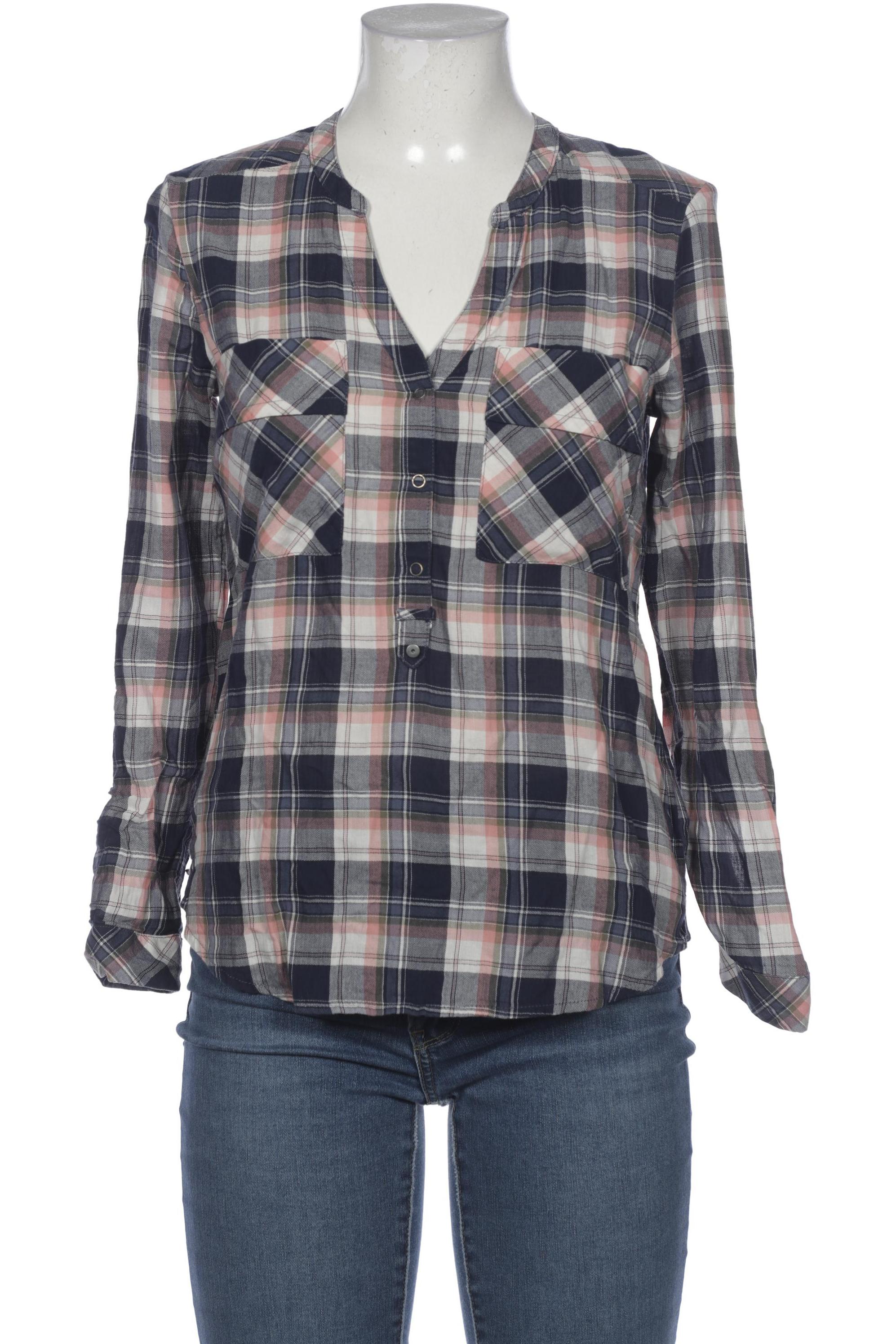 

edc by Esprit Damen Bluse, marineblau, Gr. 34