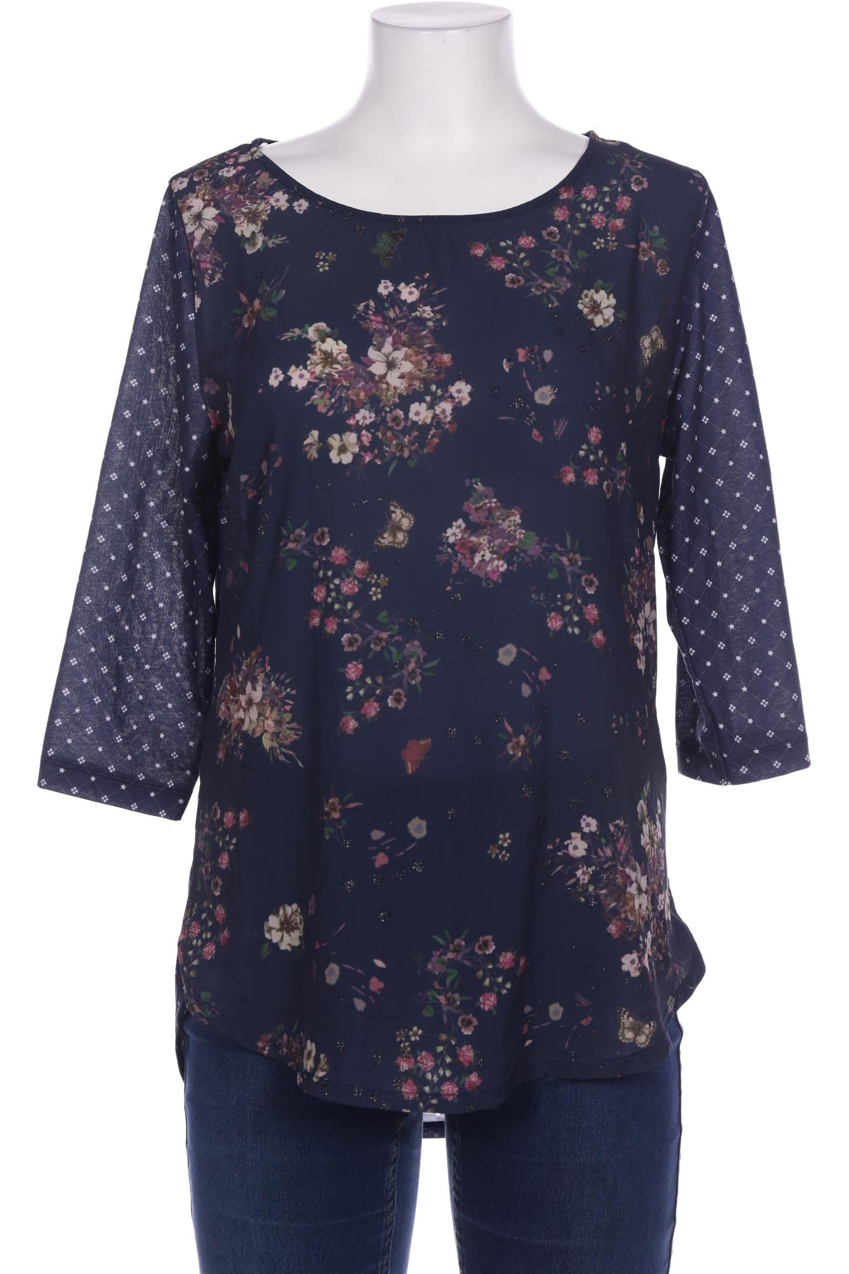 

edc by Esprit Damen Langarmshirt, marineblau, Gr. 42