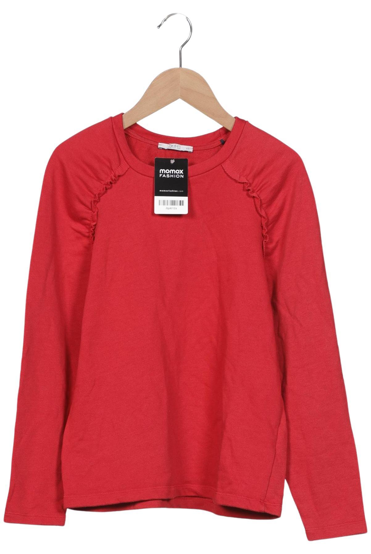 

edc by Esprit Damen Sweatshirt, rot, Gr. 34