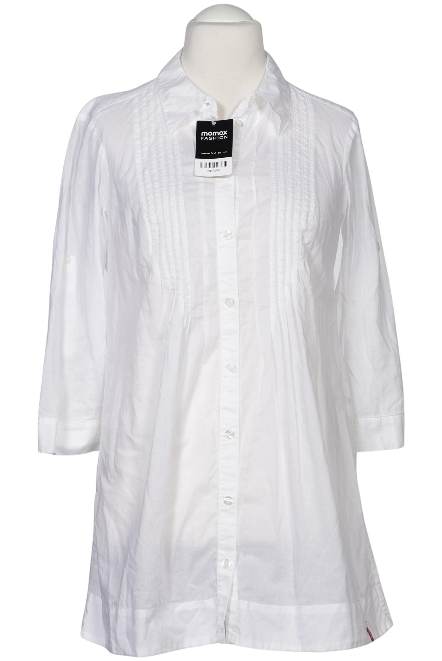 

edc by Esprit Damen Bluse, weiß, Gr. 42