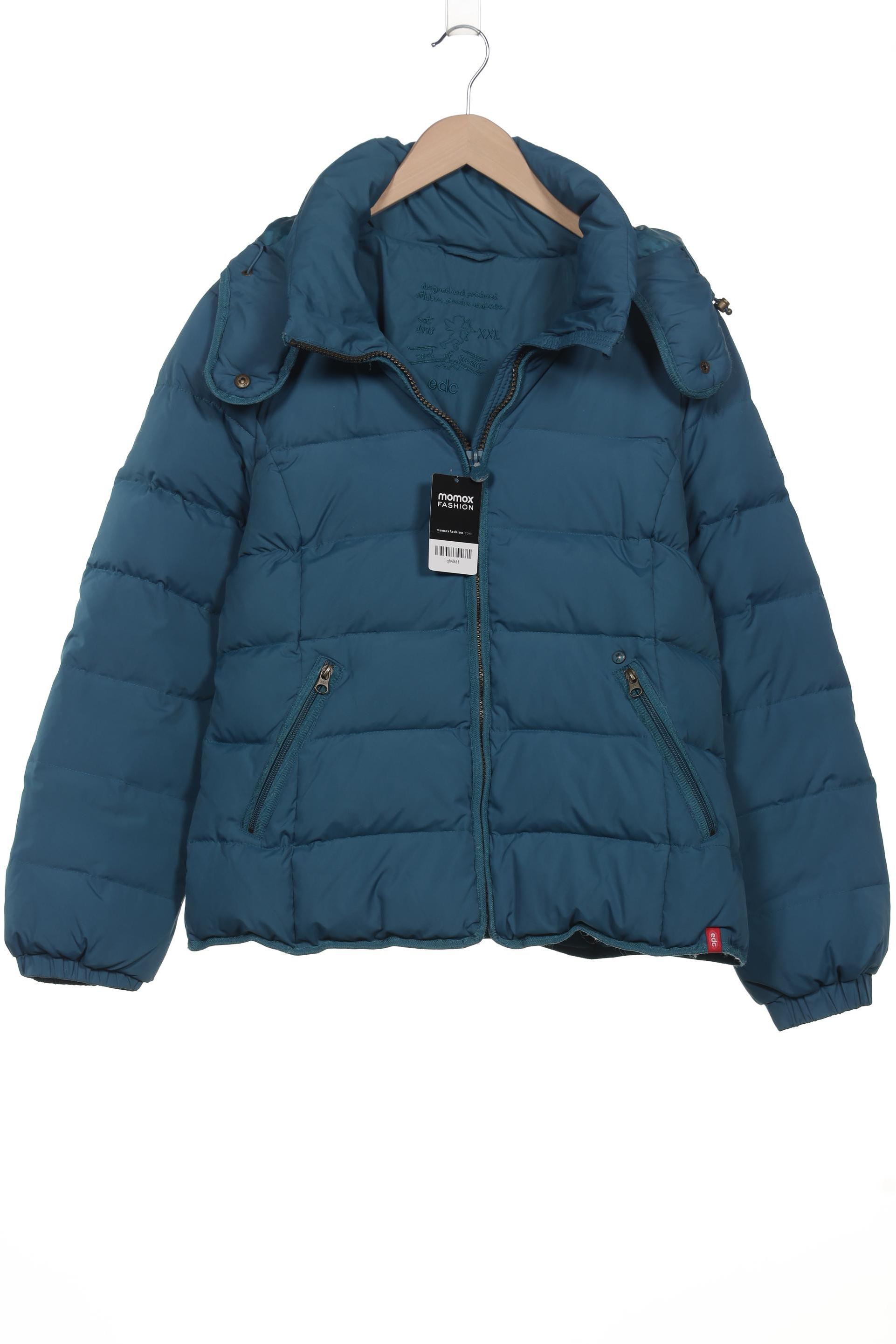 

edc by Esprit Damen Jacke, türkis, Gr. 46