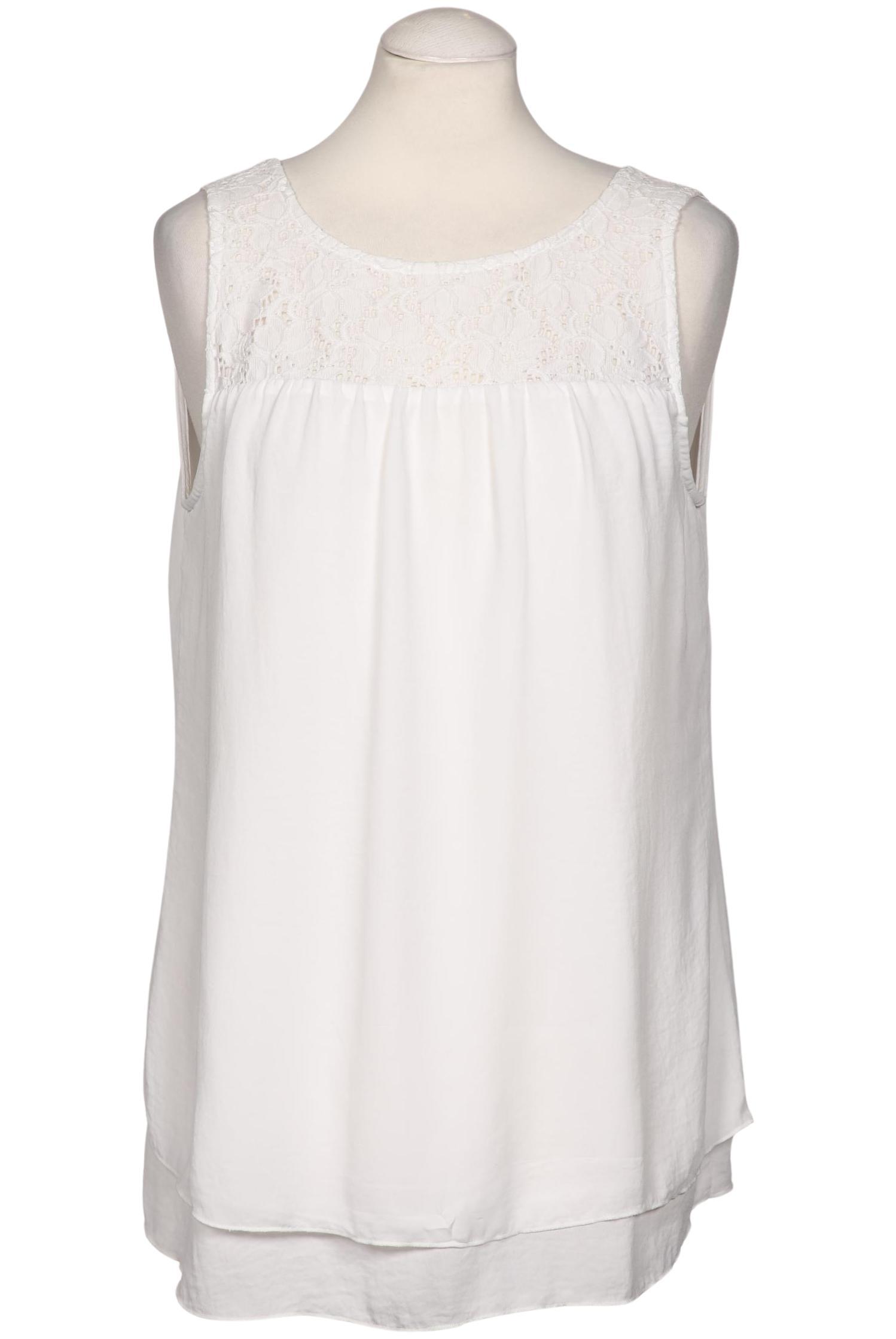 

edc by Esprit Damen Bluse, weiß, Gr. 38