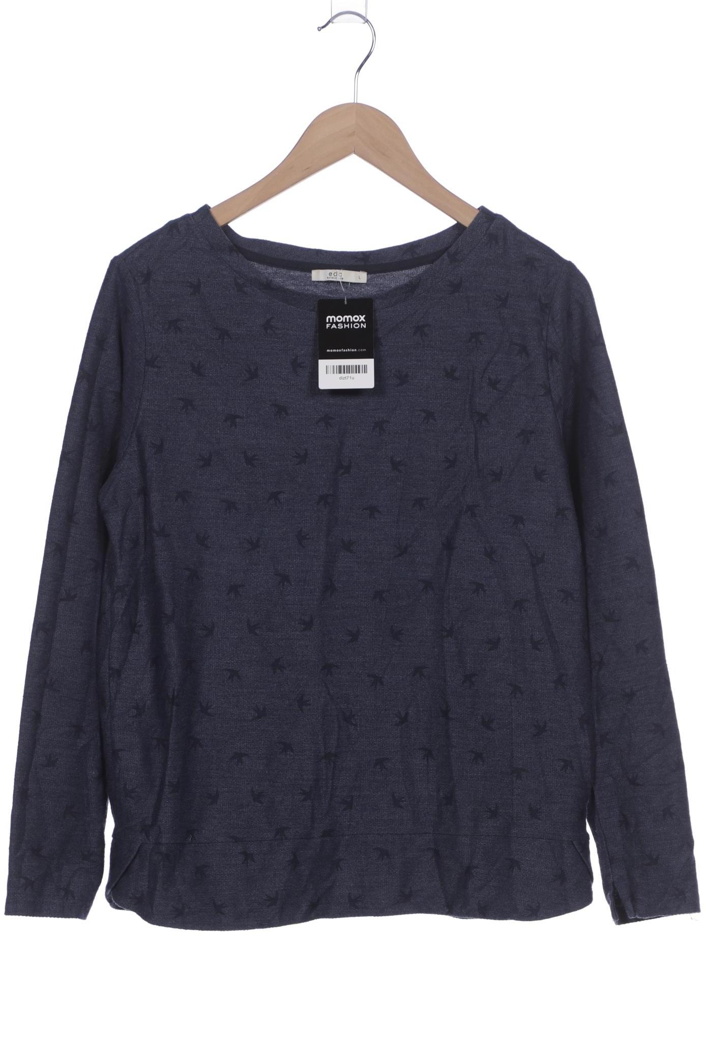 

edc by Esprit Damen Langarmshirt, marineblau, Gr. 42