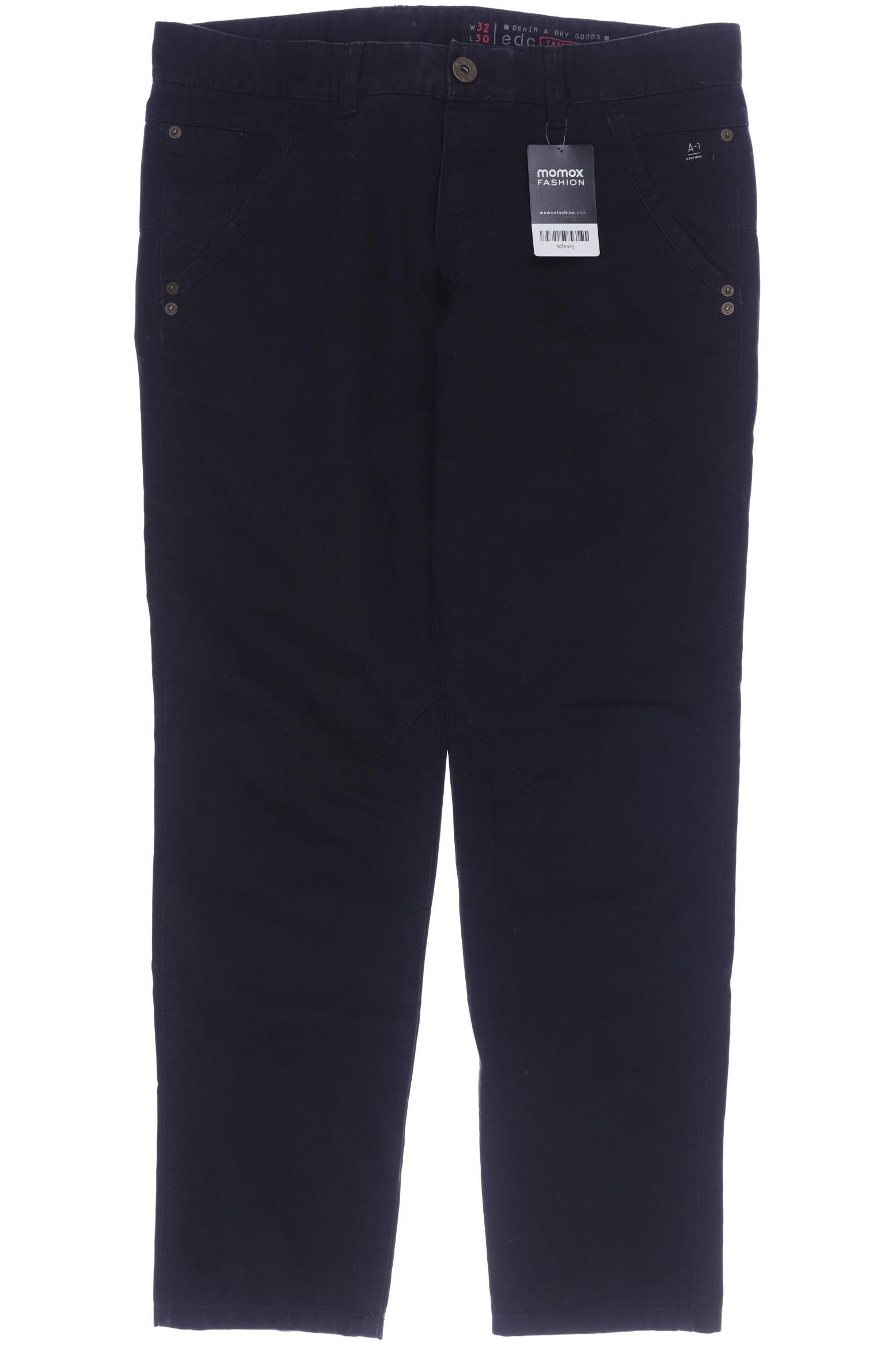 

edc by Esprit Herren Jeans, schwarz, Gr. 32