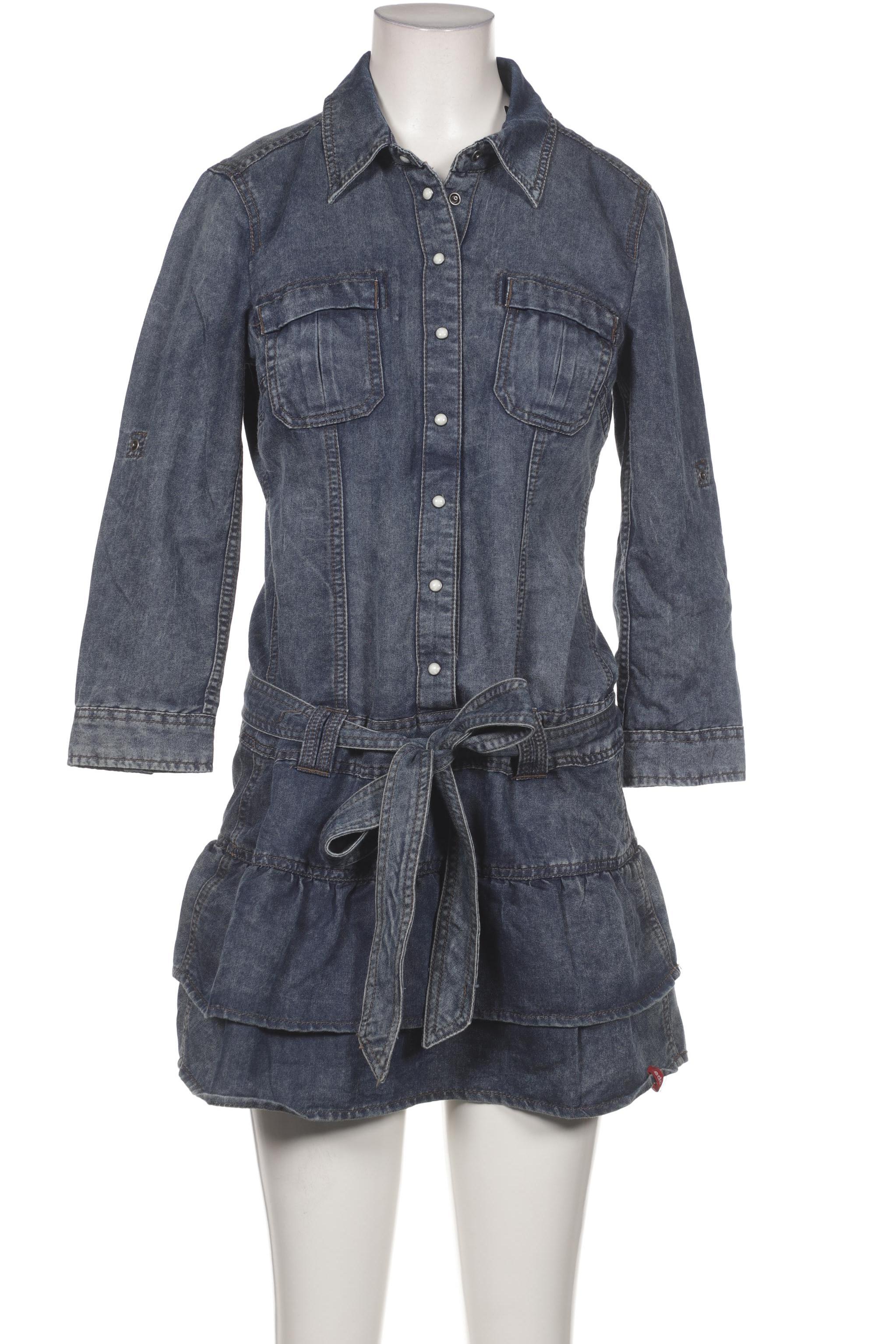 

edc by Esprit Damen Kleid, blau, Gr. 36