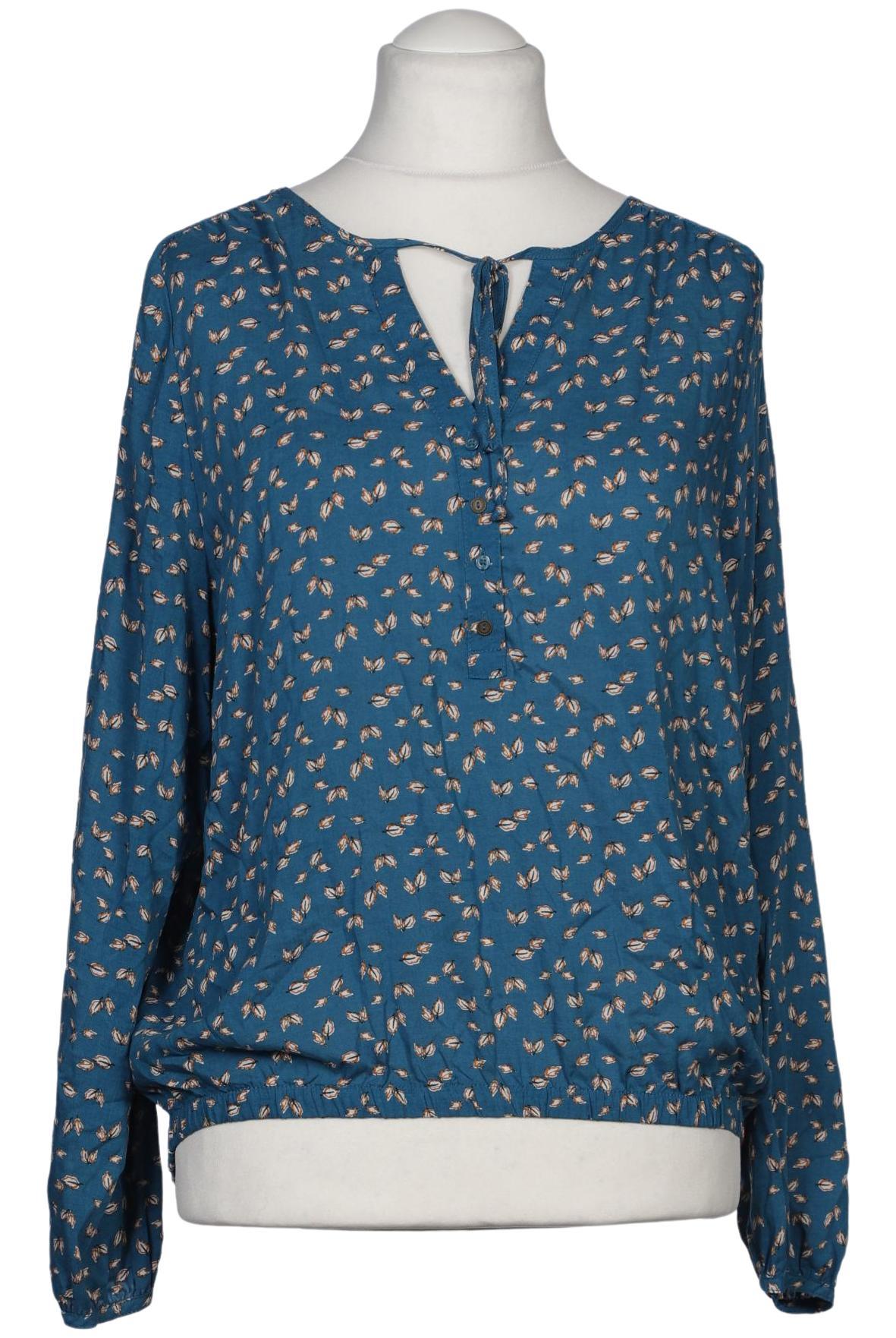 

edc by Esprit Damen Bluse, blau, Gr. 42