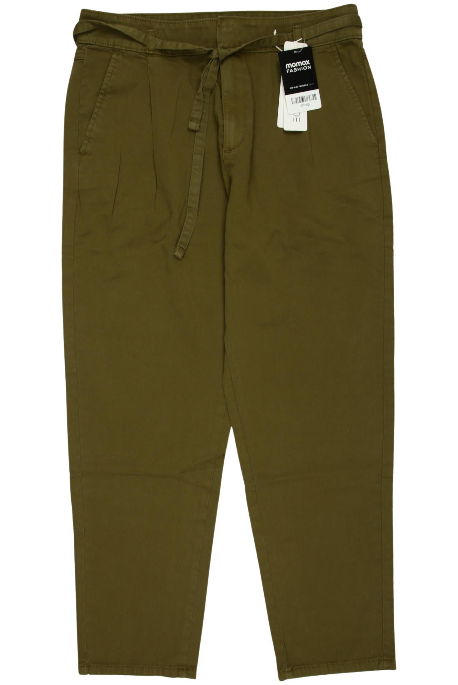 

edc by Esprit Damen Stoffhose, grün, Gr. 38