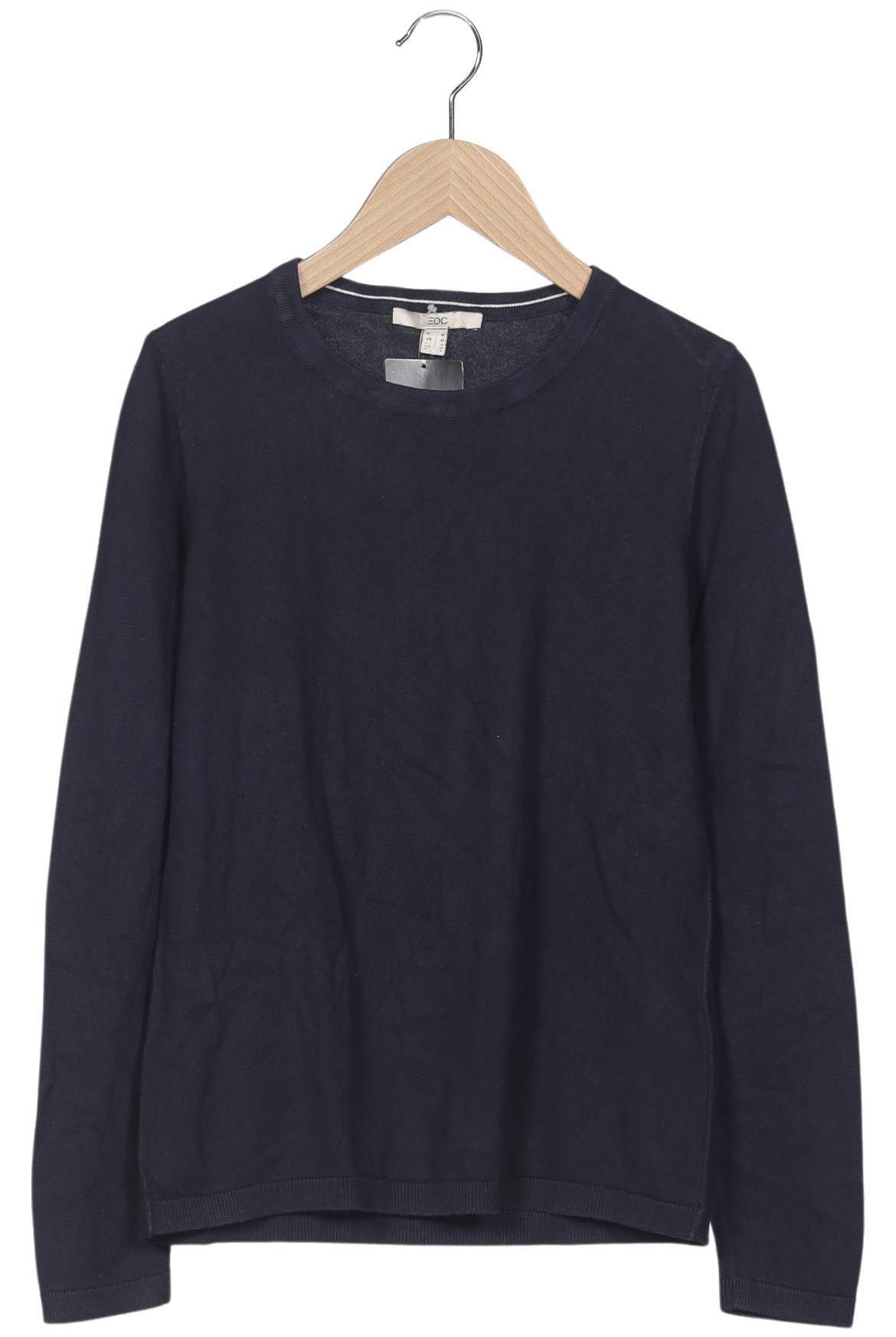 

edc by Esprit Damen Pullover, marineblau, Gr. 38