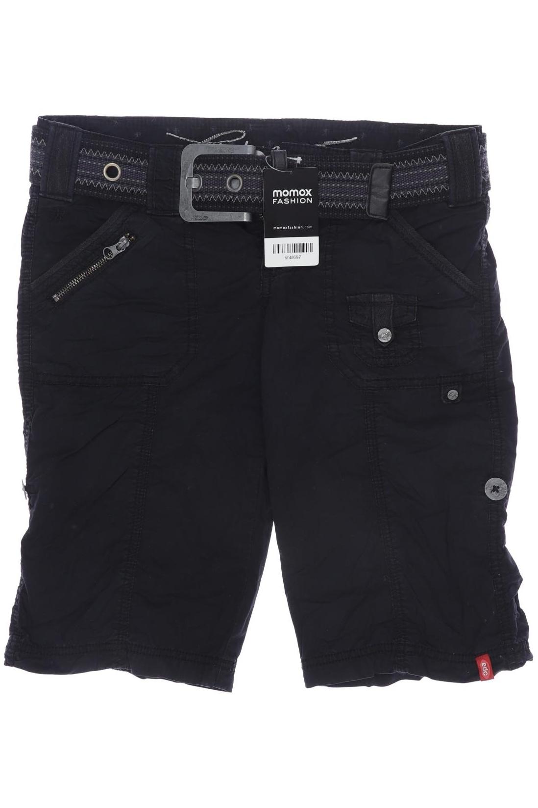 

edc by Esprit Damen Shorts, schwarz, Gr. 34
