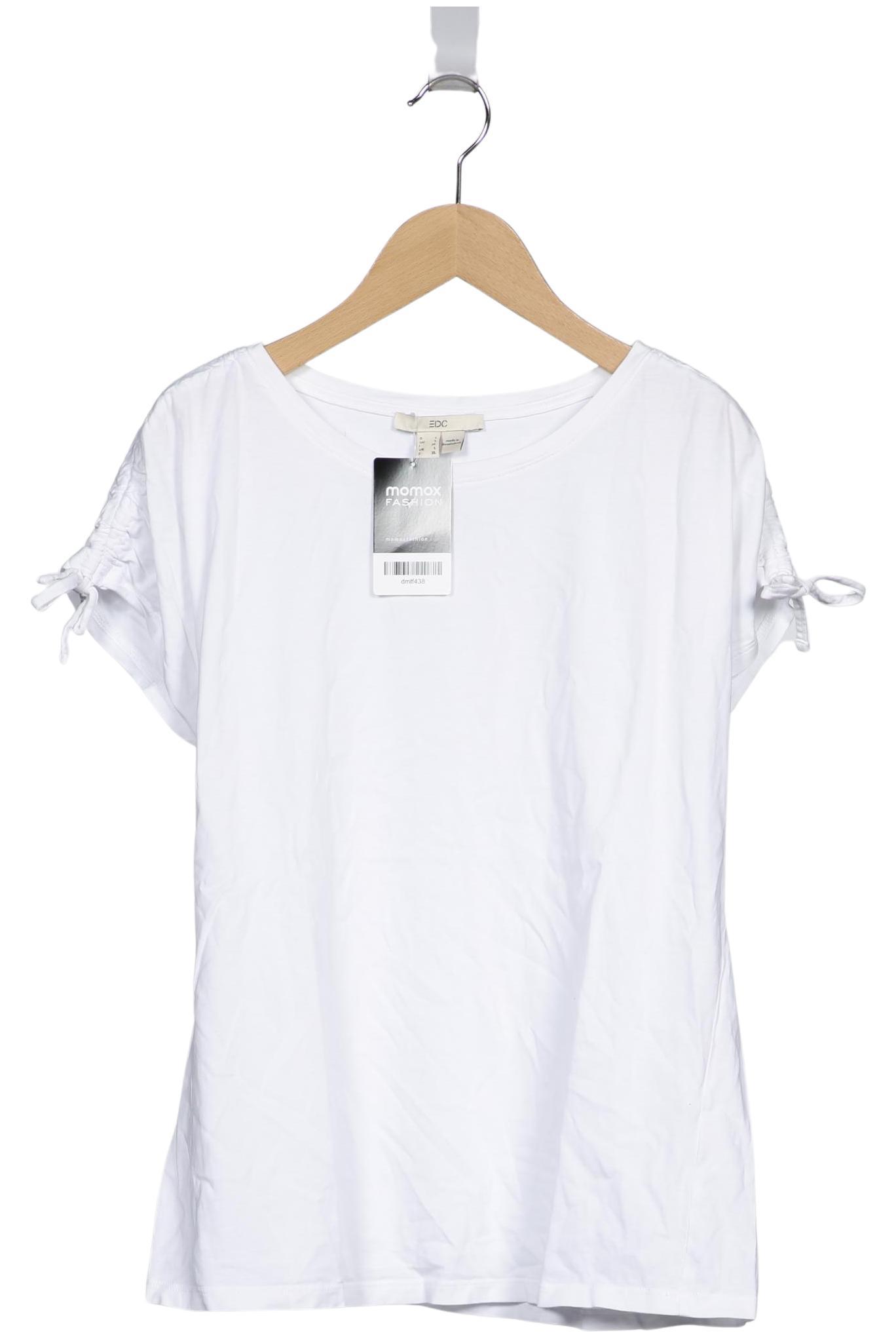 

edc by Esprit Damen T-Shirt, weiß, Gr. 42