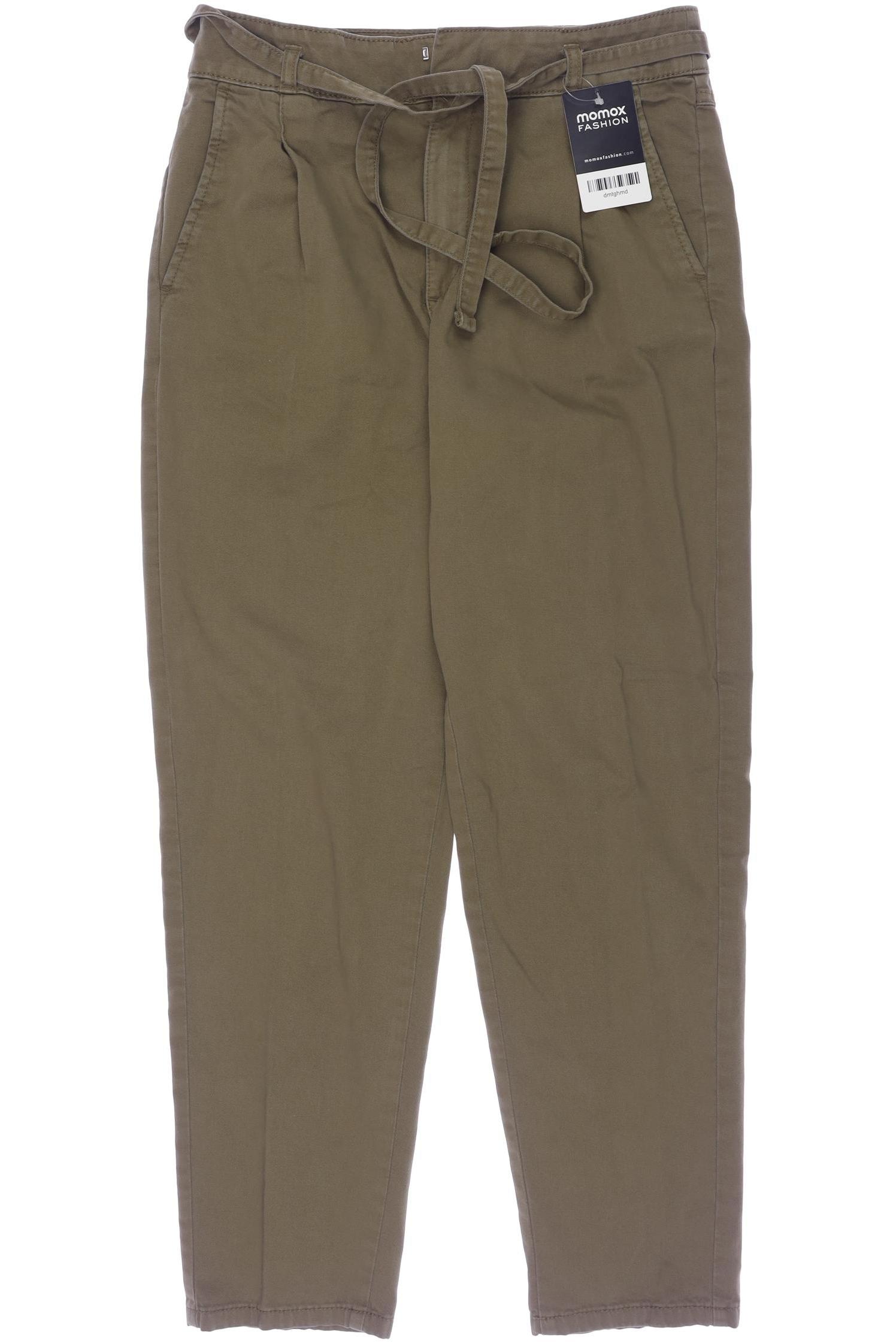 

edc by Esprit Damen Stoffhose, grün, Gr. 34