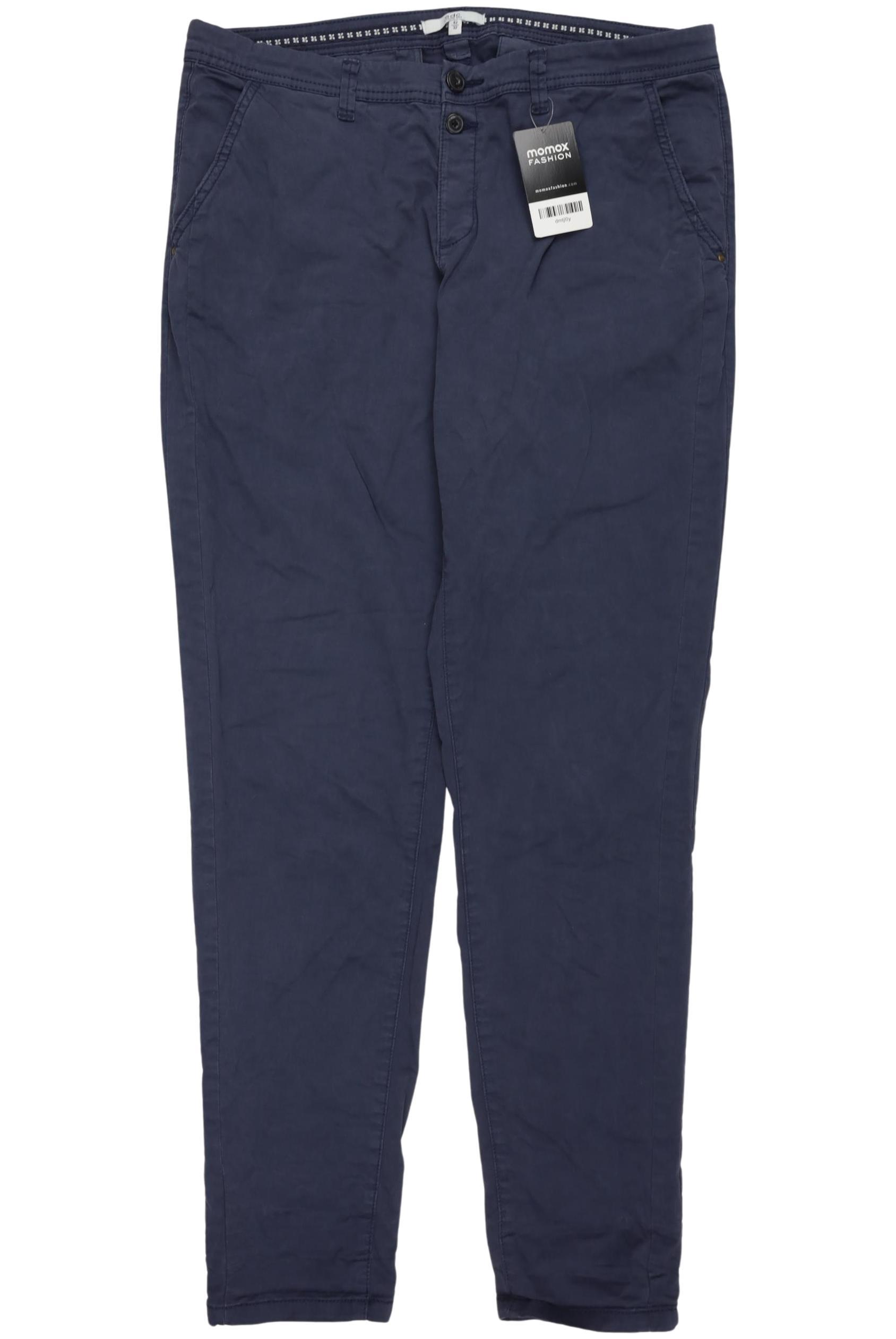 

edc by Esprit Damen Stoffhose, marineblau, Gr. 42