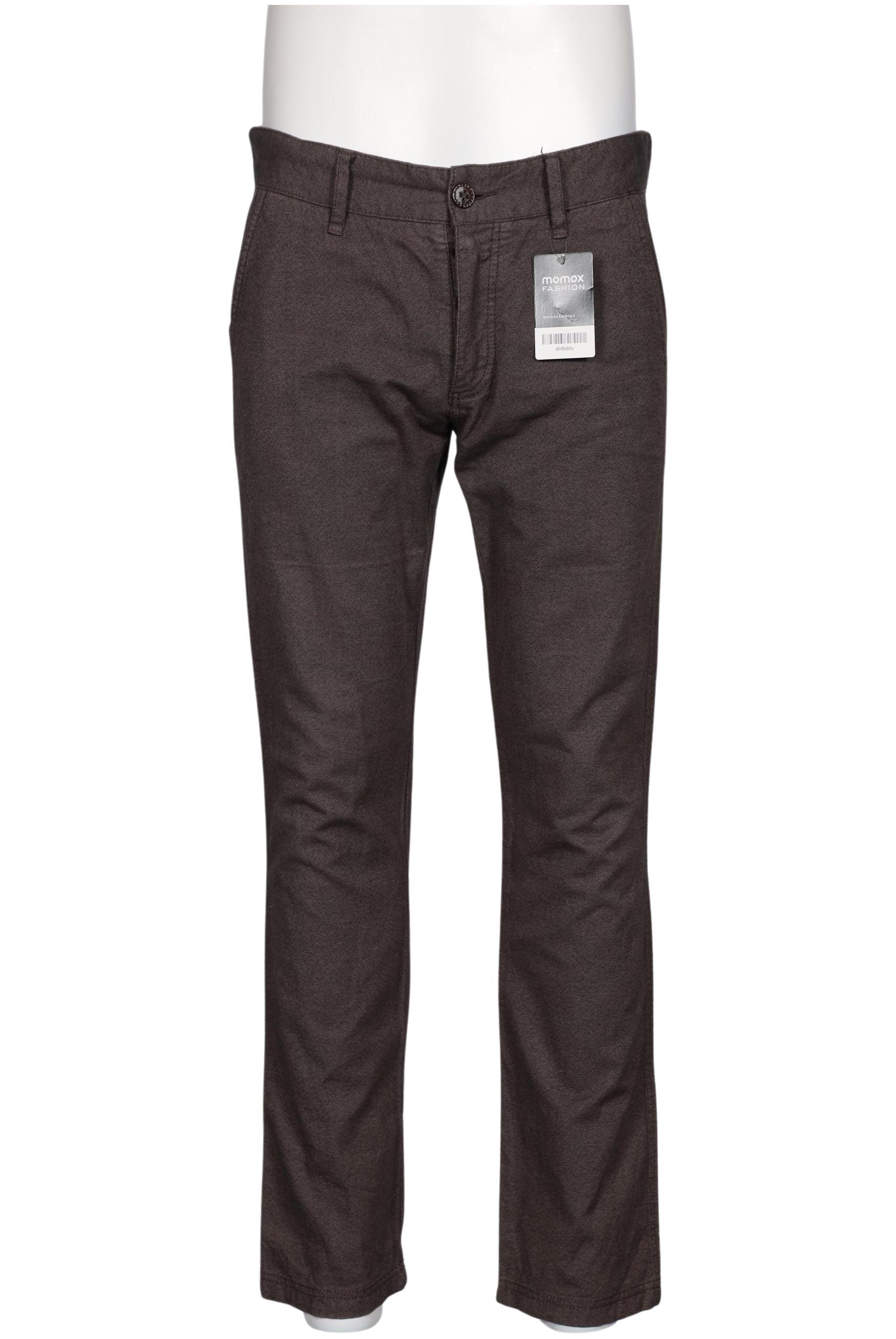 

edc by Esprit Herren Stoffhose, braun, Gr. 34