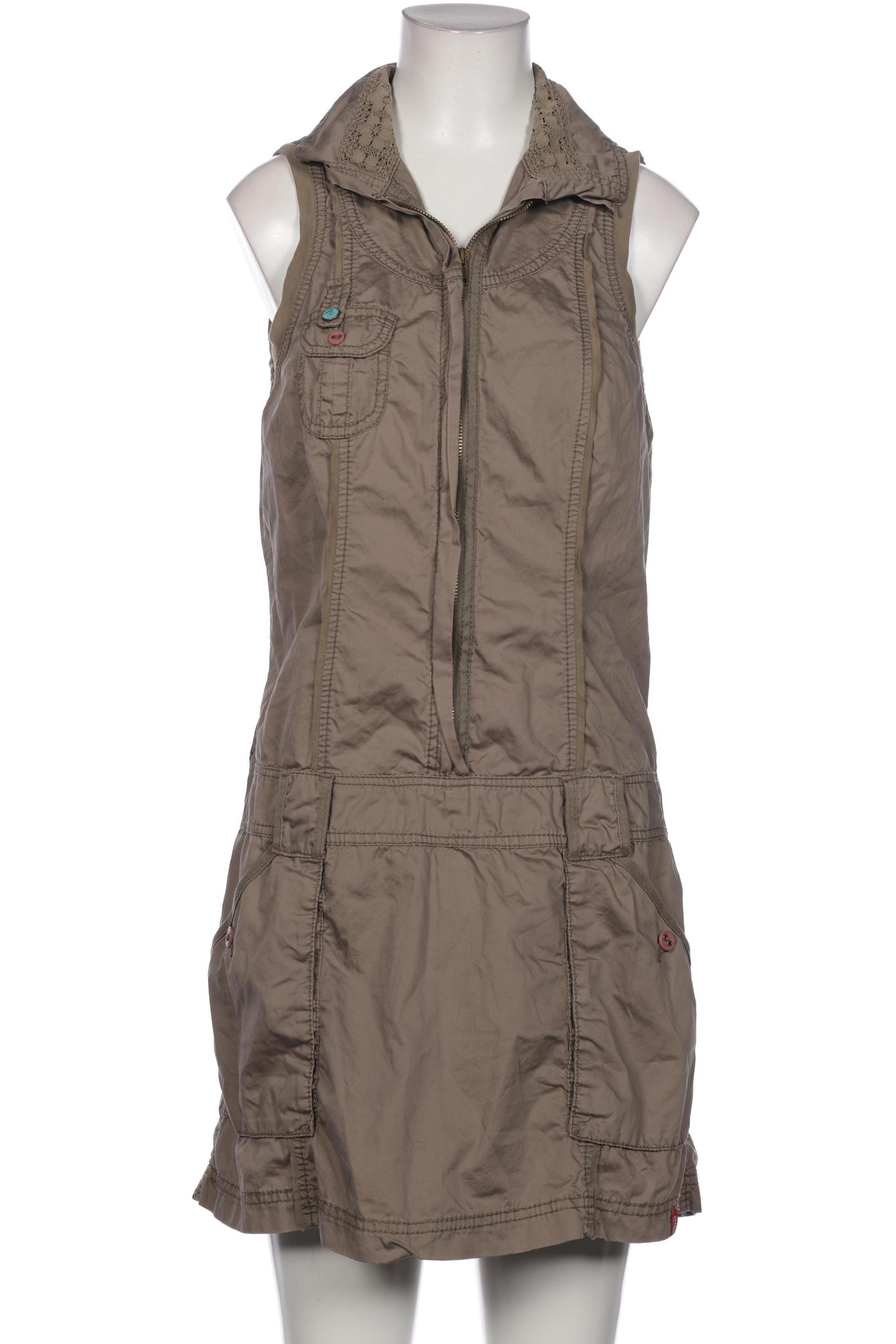 

edc by Esprit Damen Kleid, grün, Gr. 38