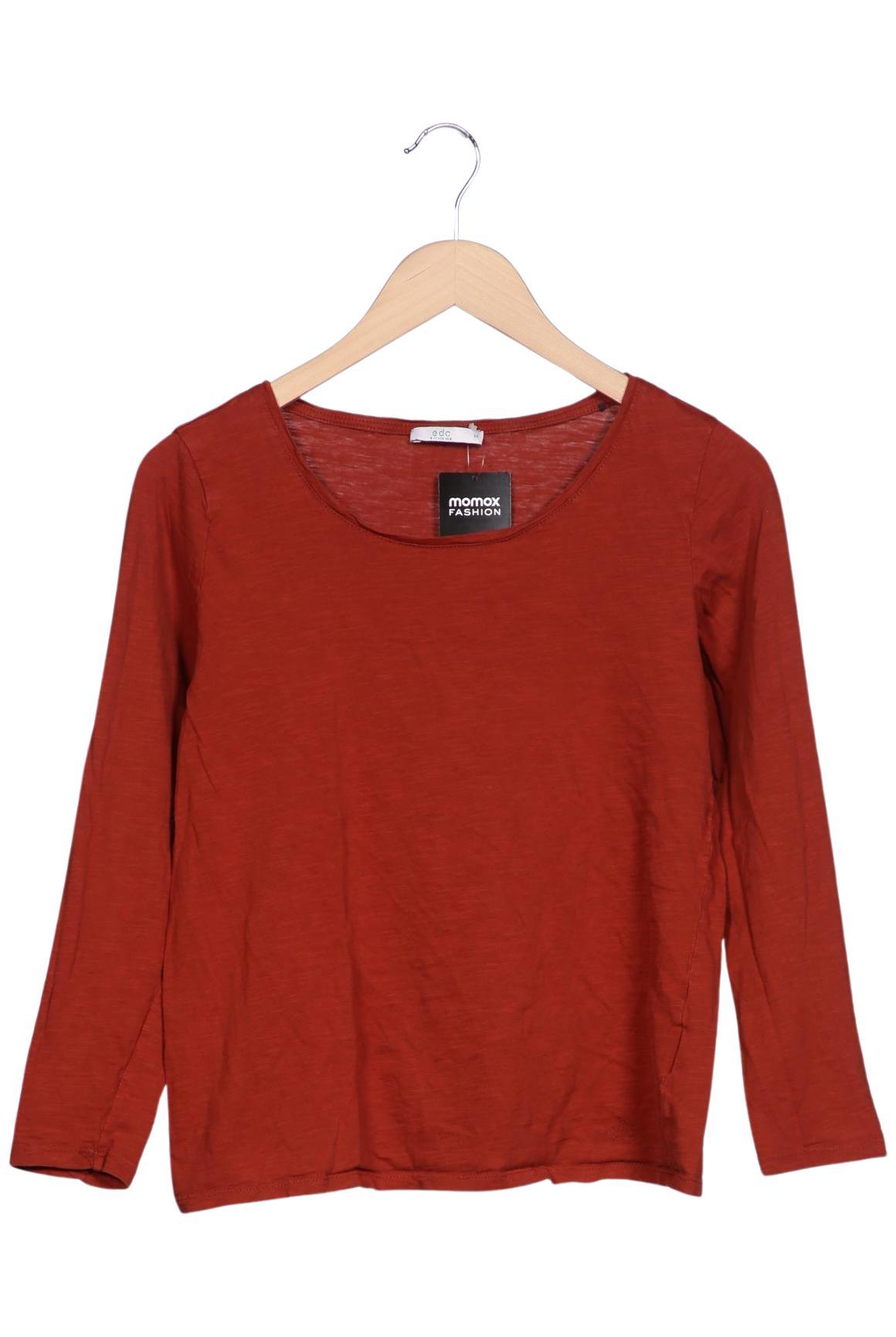 

edc by Esprit Damen Langarmshirt, rot, Gr. 38