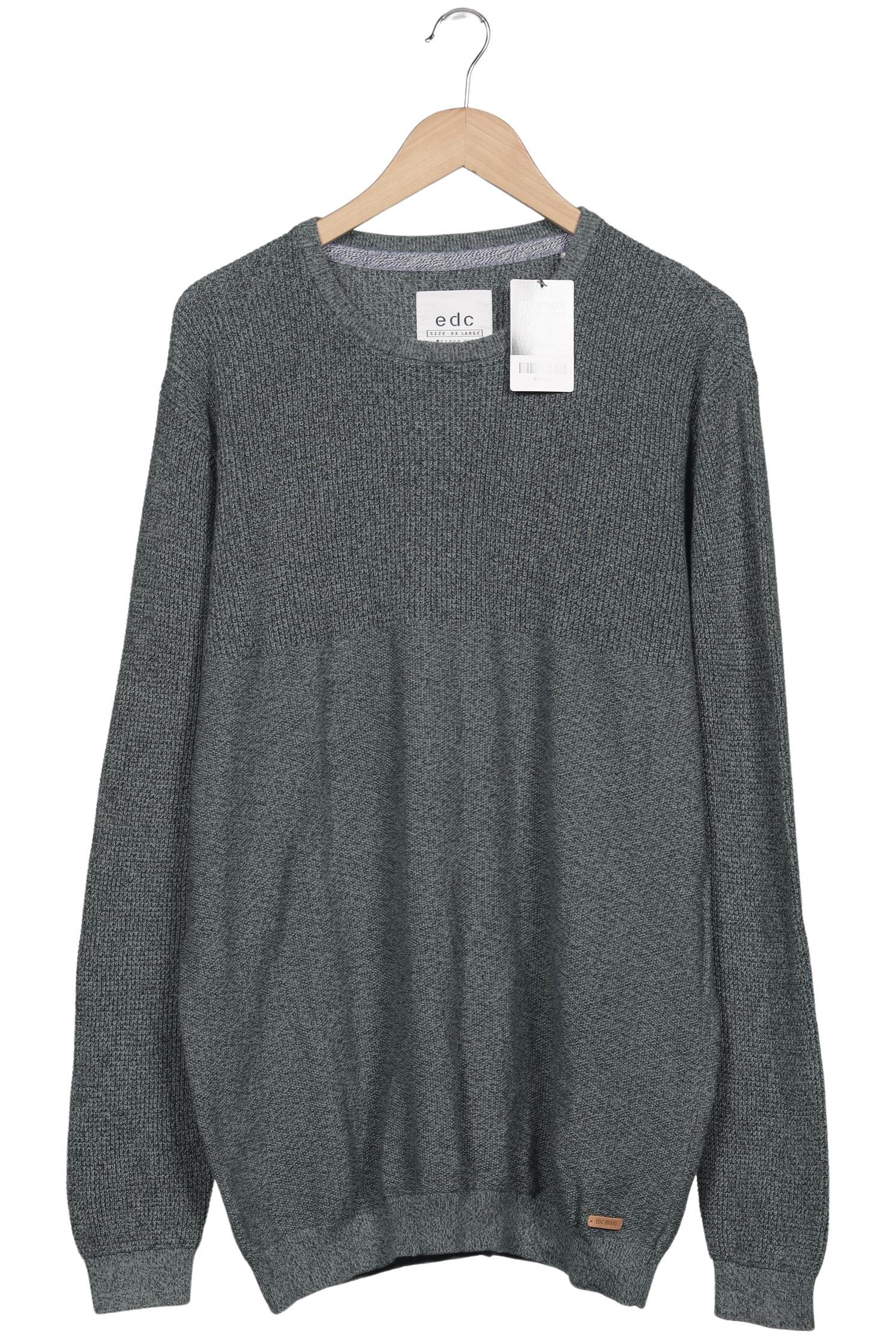 

edc by Esprit Herren Pullover, grau, Gr. 56