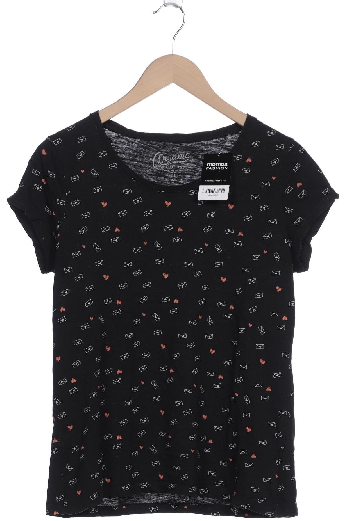 

edc by Esprit Damen T-Shirt, schwarz