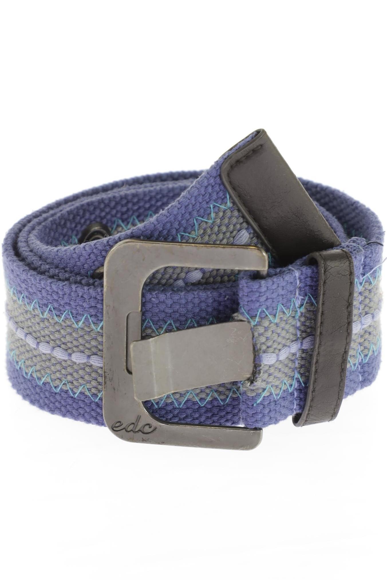

edc by Esprit Damen Gürtel, blau, Gr. 80
