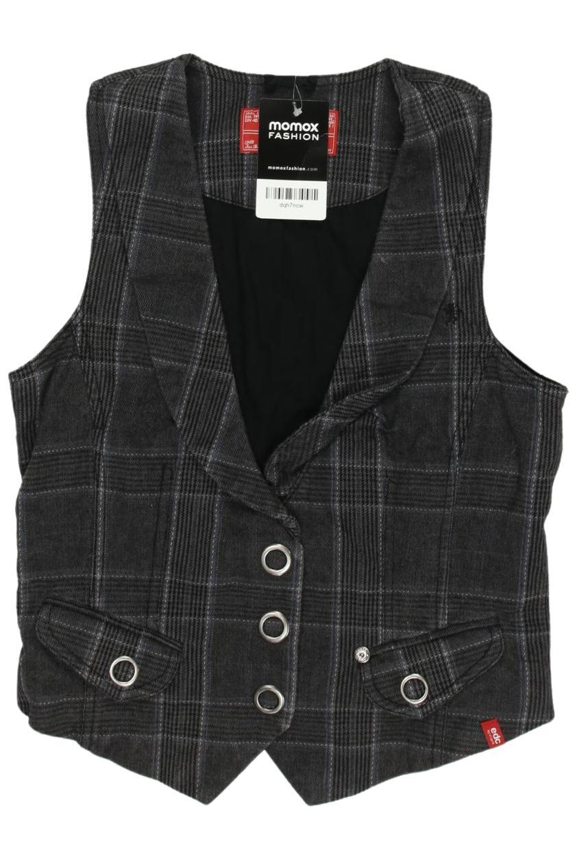 

edc by Esprit Damen Weste, grau, Gr. 38