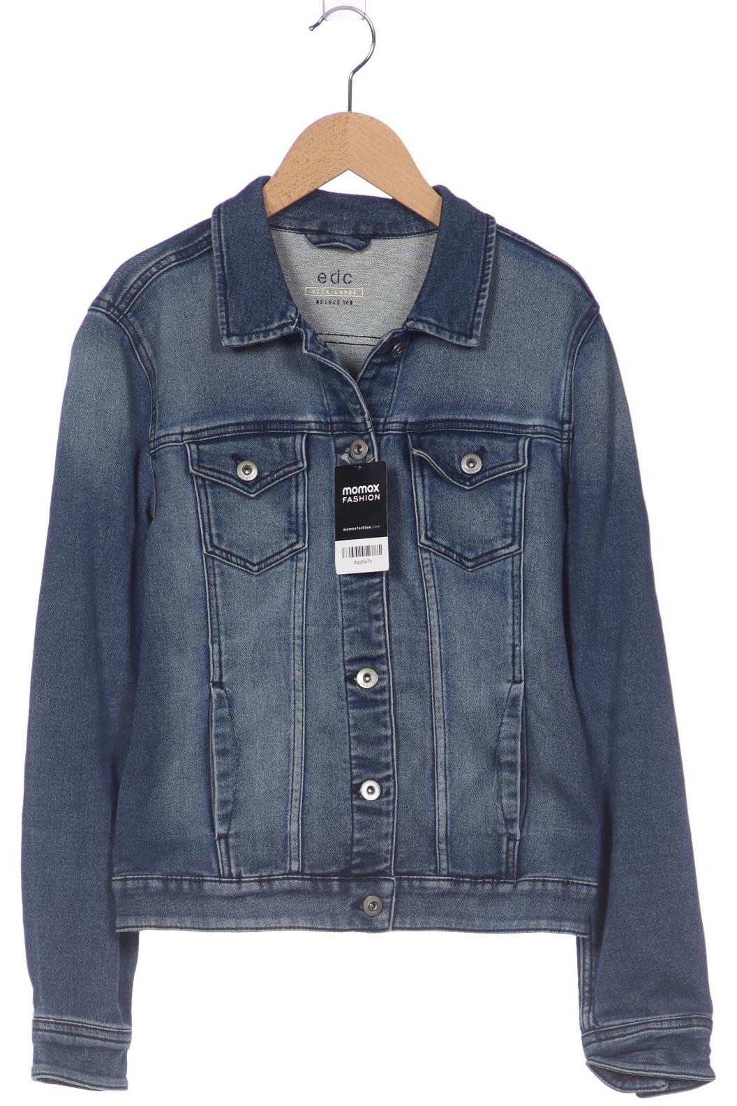 

edc by Esprit Damen Jacke, blau, Gr. 42