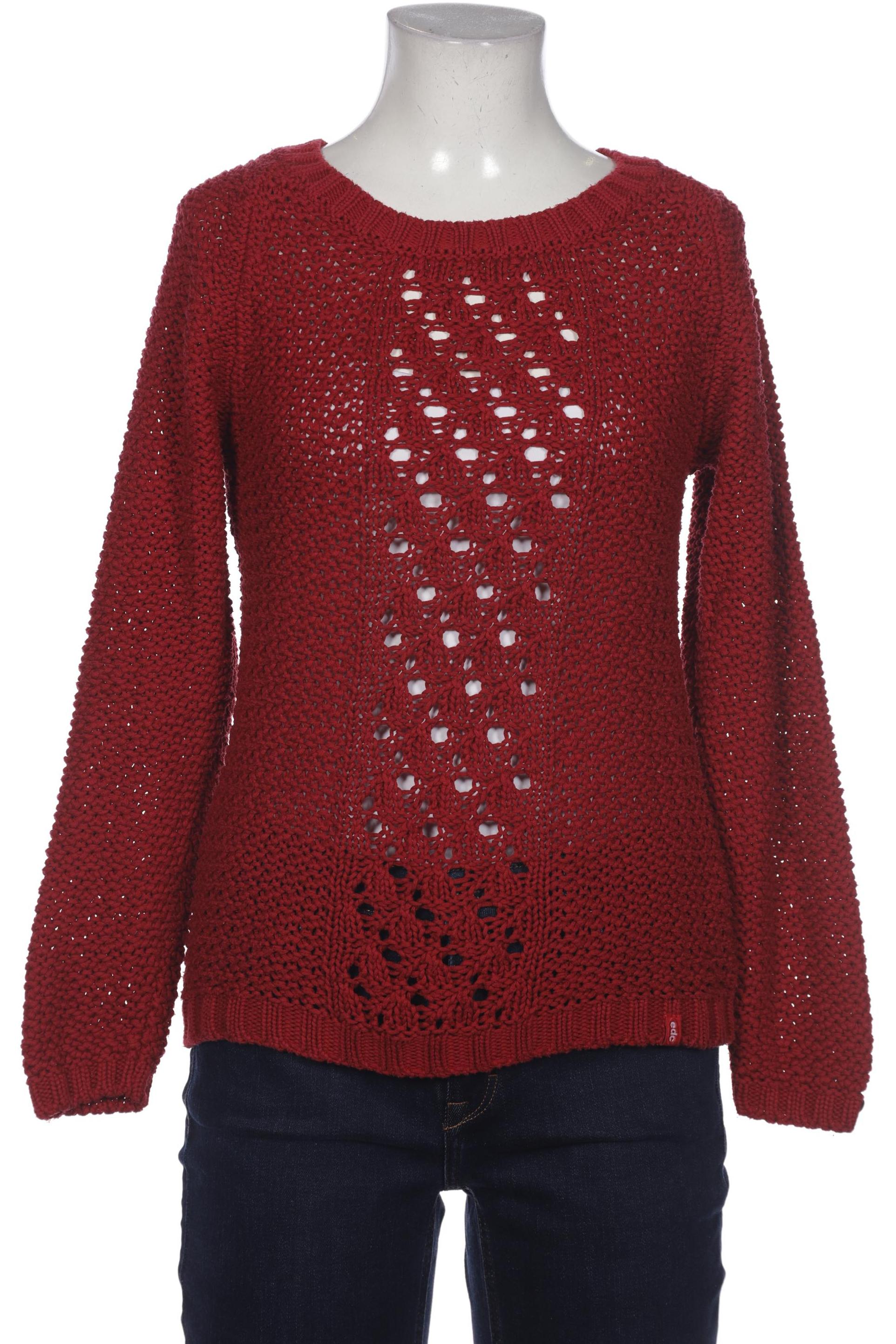 

edc by Esprit Damen Pullover, rot, Gr. 38