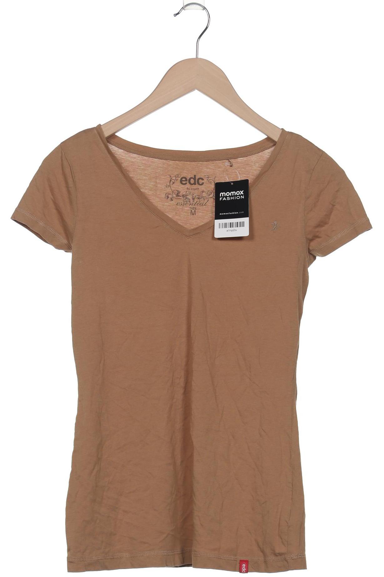 

edc by Esprit Damen T-Shirt, beige, Gr. 38