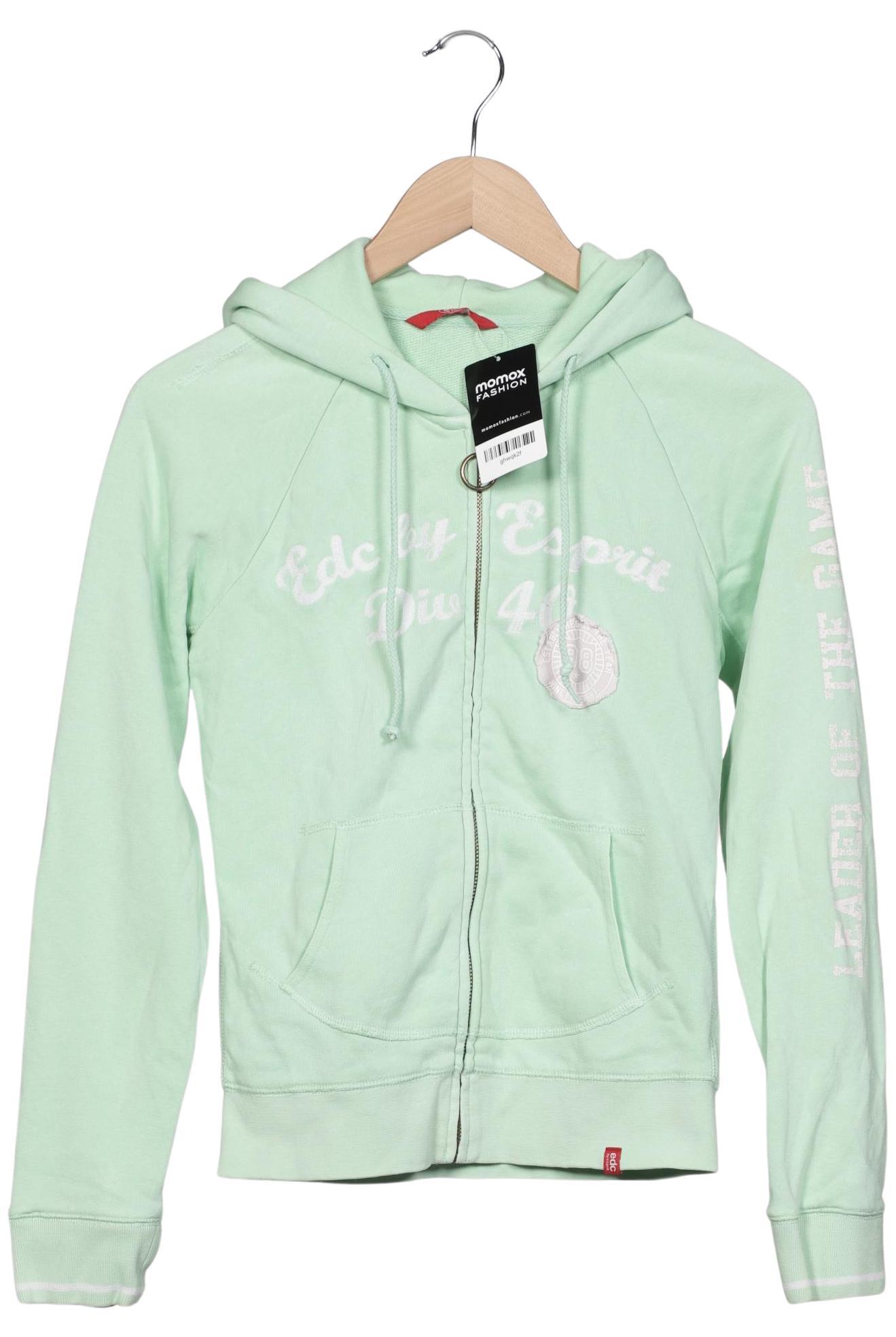 

edc by Esprit Damen Kapuzenpullover, hellgrün, Gr. 36