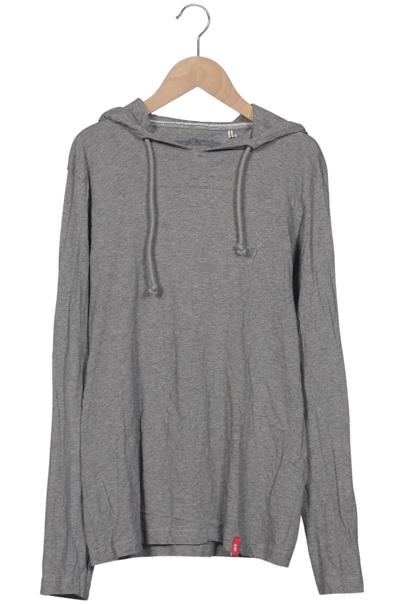 

edc by Esprit Herren Kapuzenpullover, grau, Gr. 48