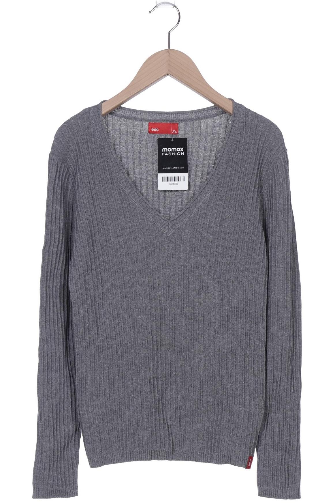 

edc by Esprit Damen Pullover, grau, Gr. 44
