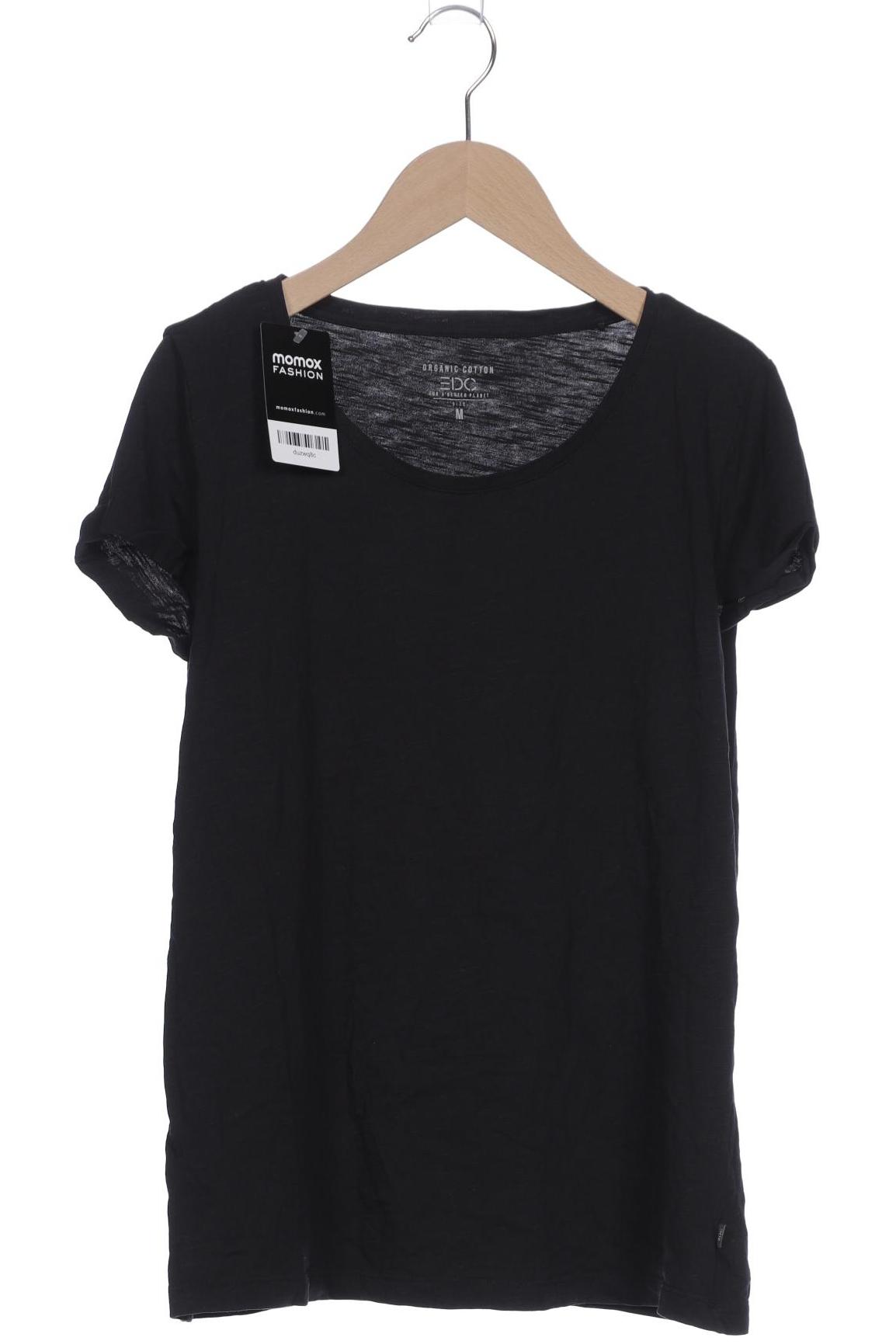 

edc by Esprit Damen T-Shirt, schwarz