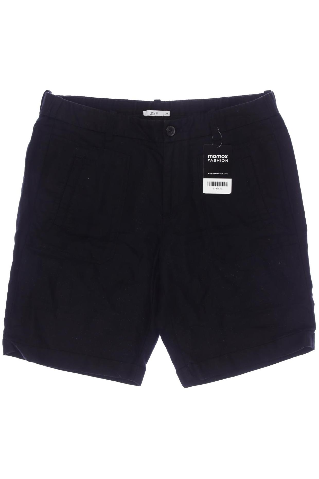 

edc by Esprit Damen Shorts, schwarz, Gr. 38