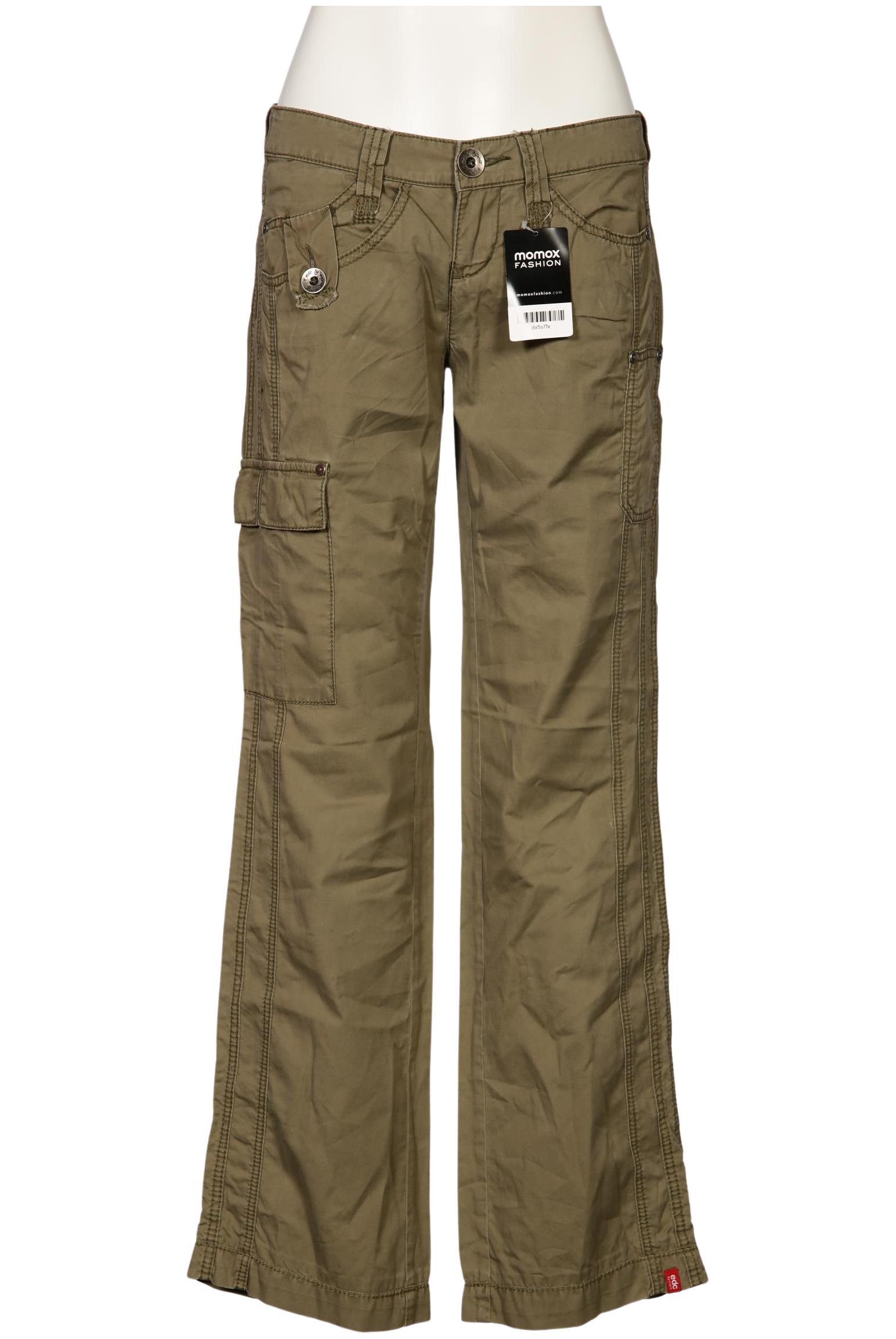 

edc by Esprit Damen Stoffhose, beige, Gr. 34