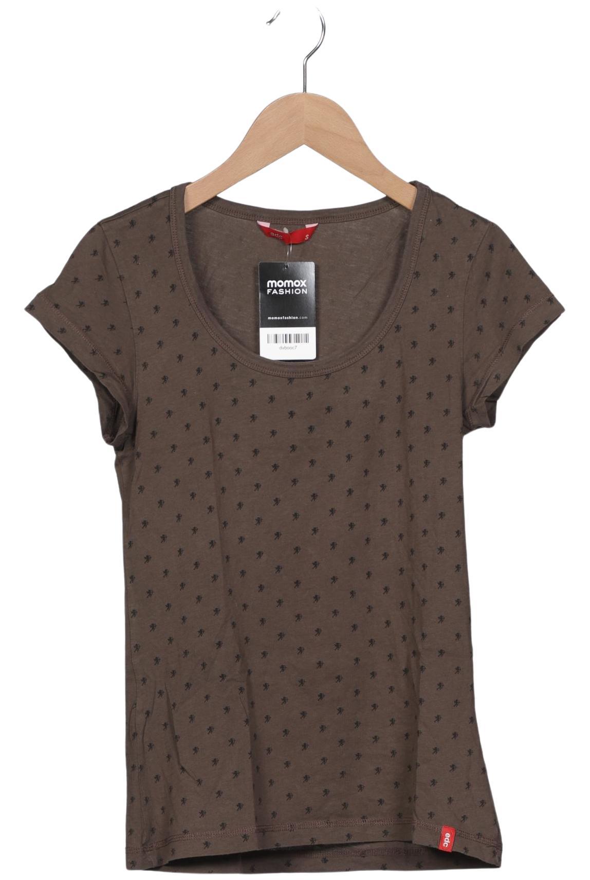 

edc by Esprit Damen T-Shirt, braun, Gr. 36