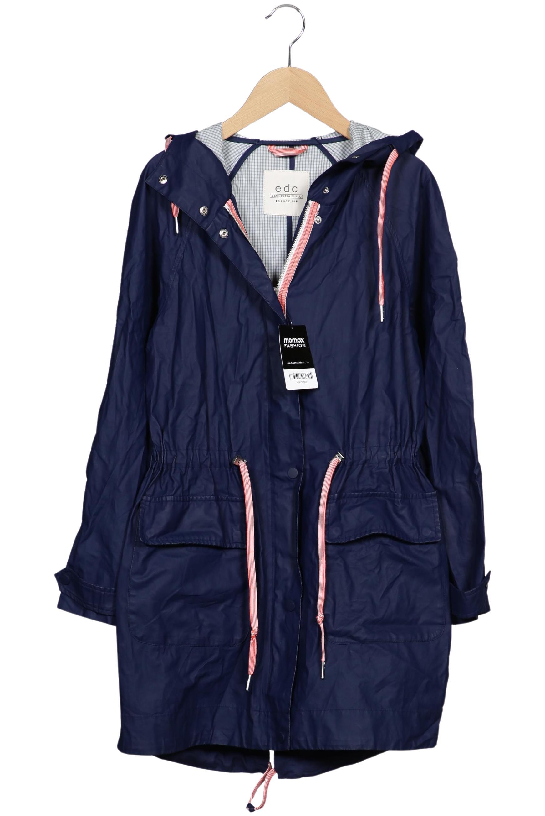 

edc by Esprit Damen Mantel, marineblau, Gr. 34