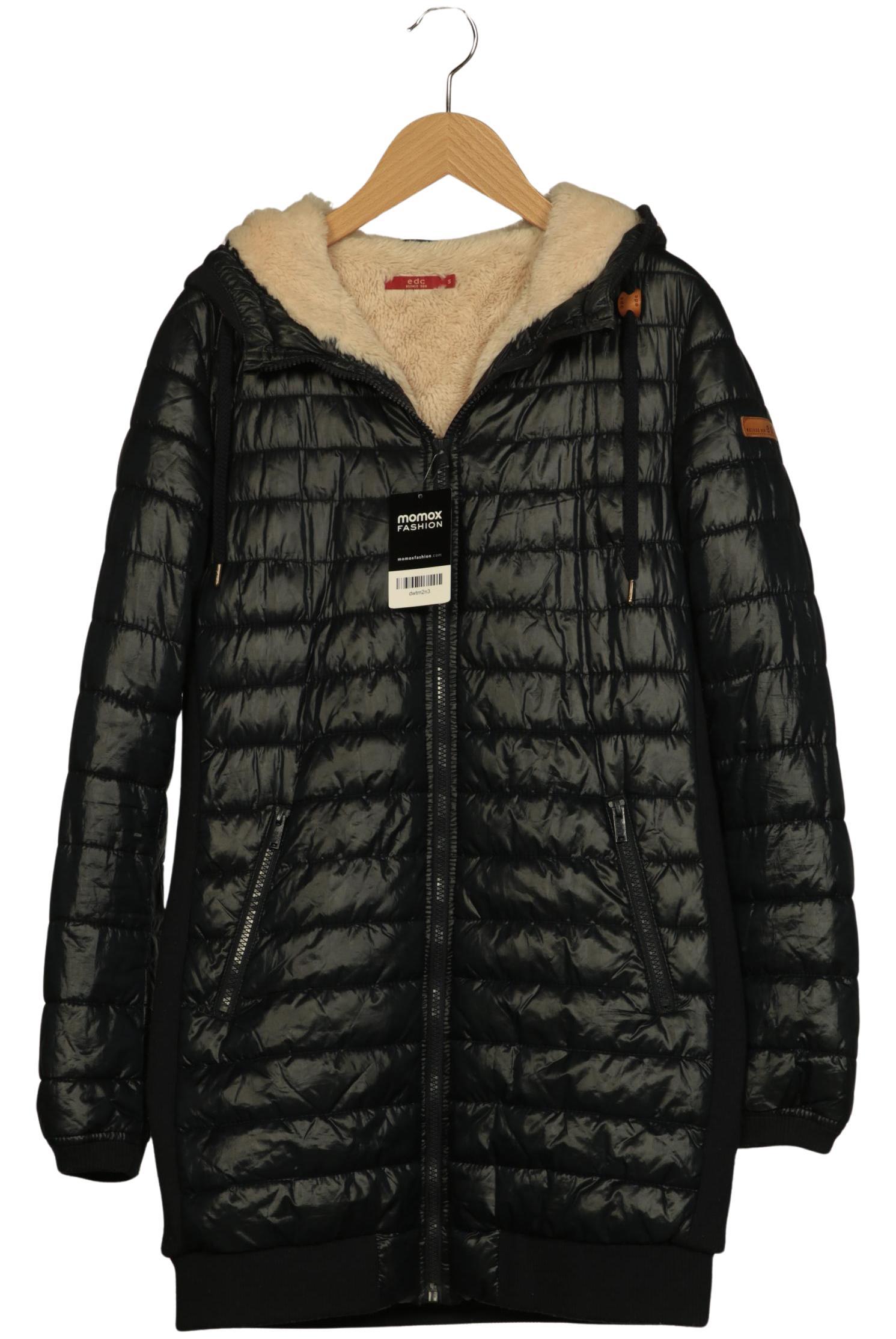 

edc by Esprit Damen Mantel, schwarz, Gr. 36