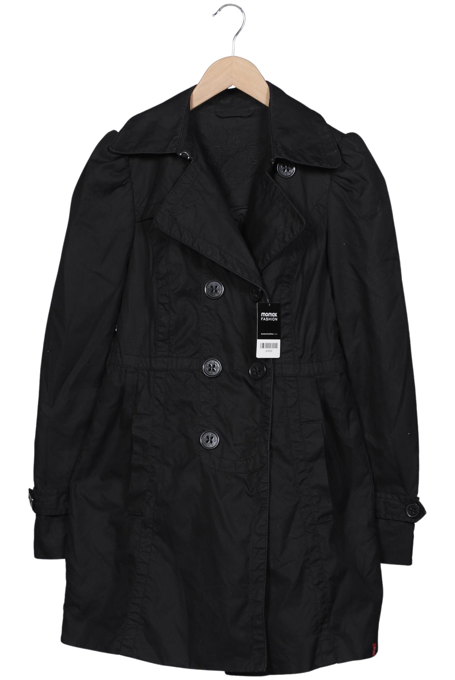

edc by Esprit Damen Mantel, schwarz, Gr. 42