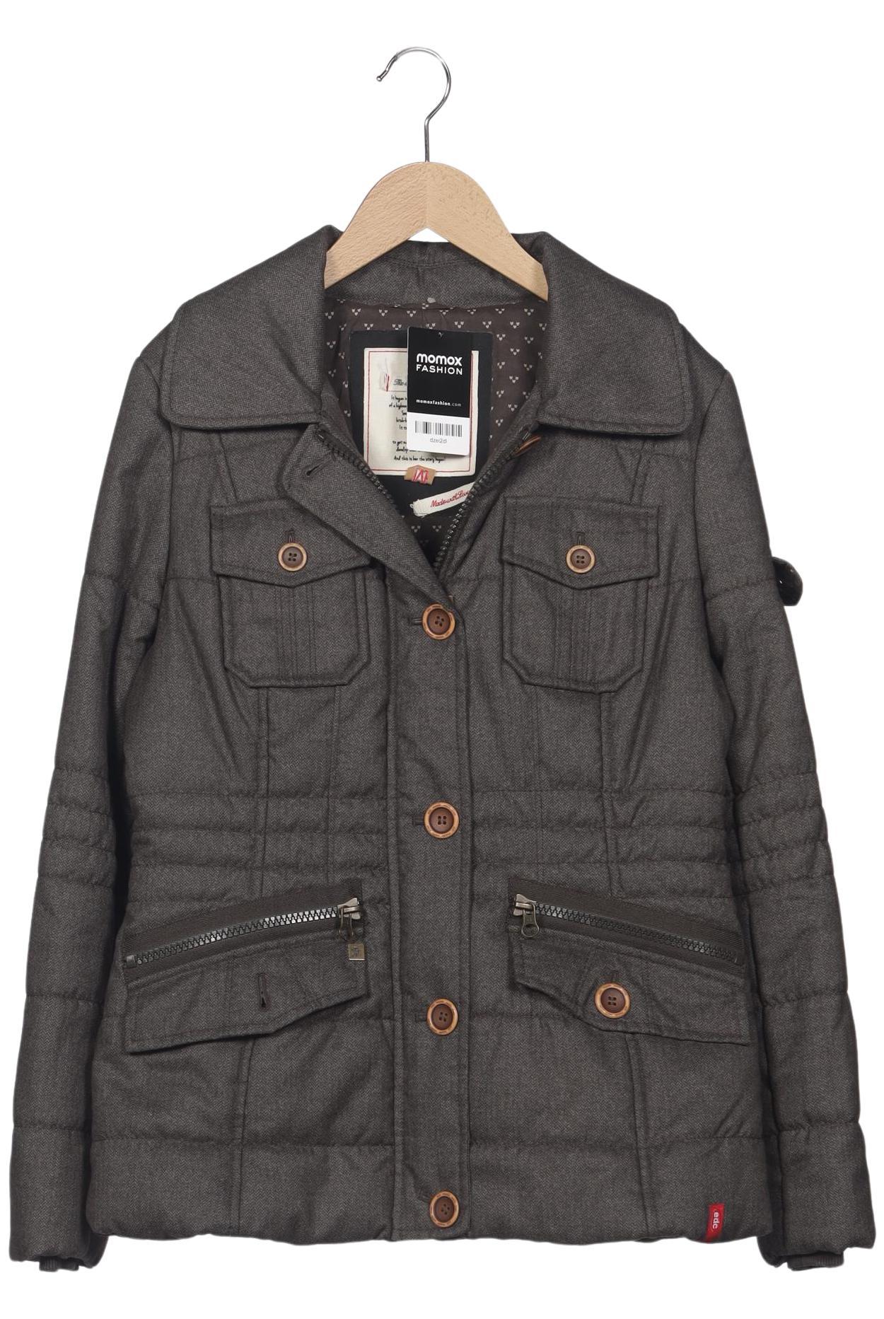 

edc by Esprit Damen Jacke, grau, Gr. 38