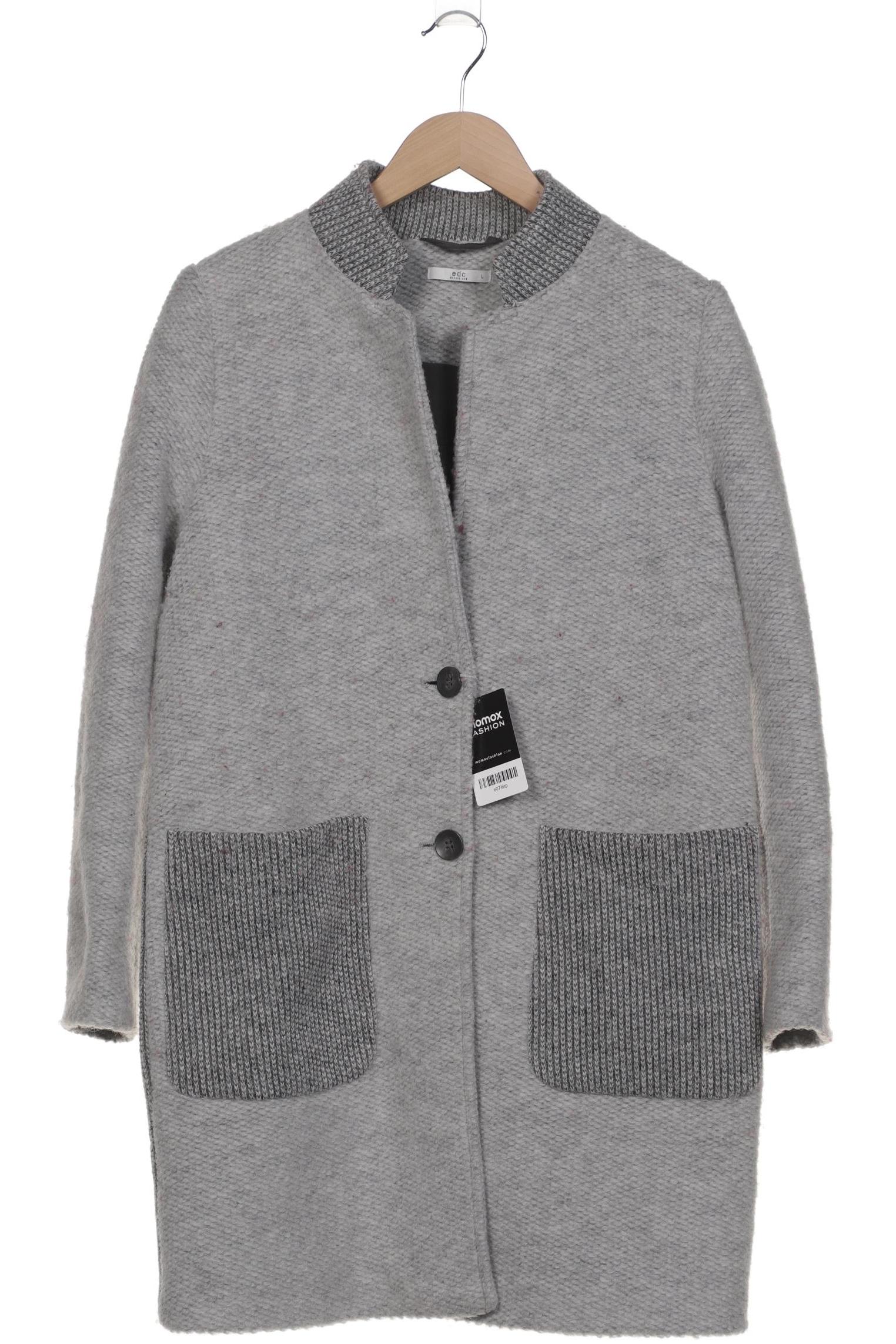 

edc by Esprit Damen Mantel, grau, Gr. 42