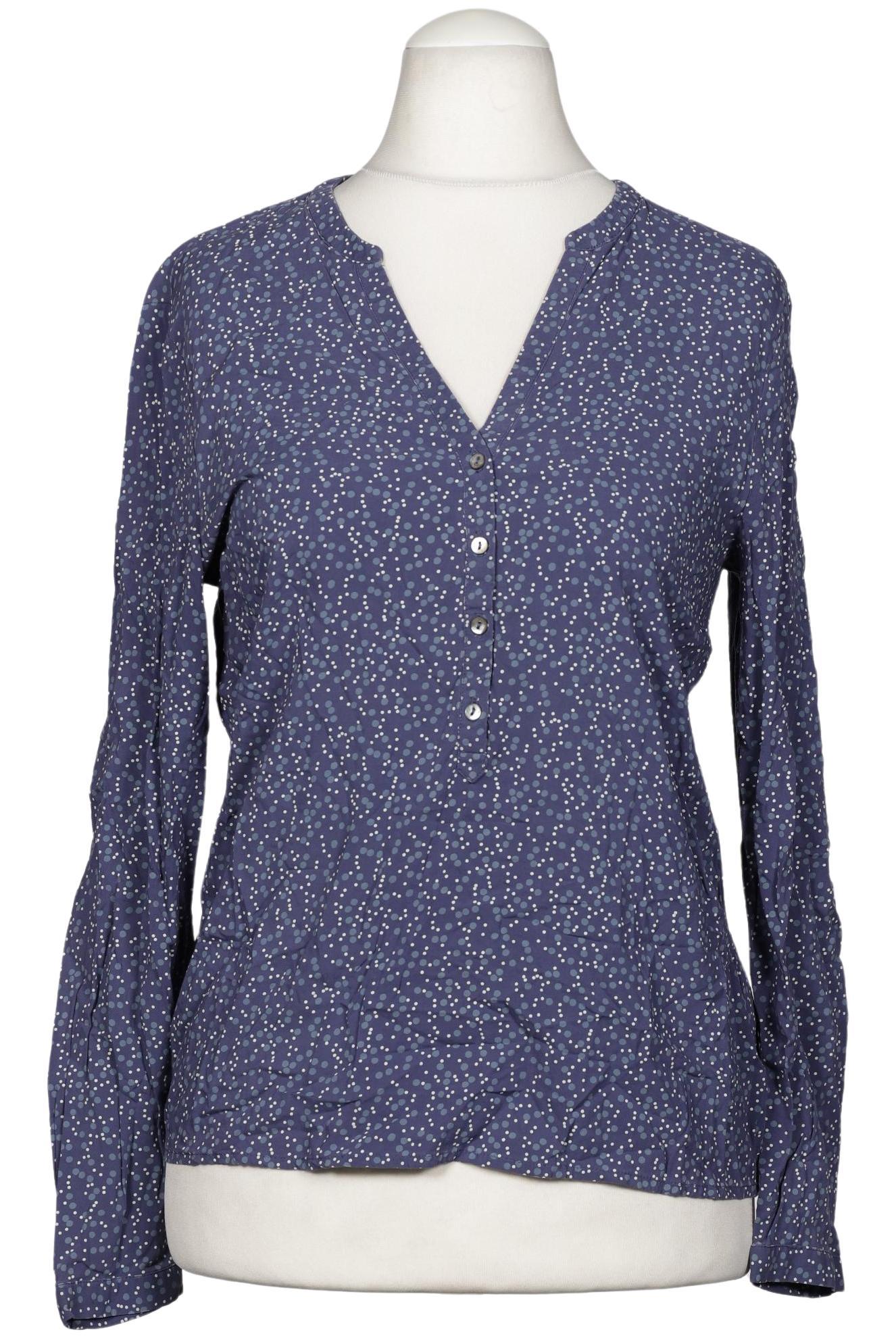 

edc by Esprit Damen Bluse, blau, Gr. 36