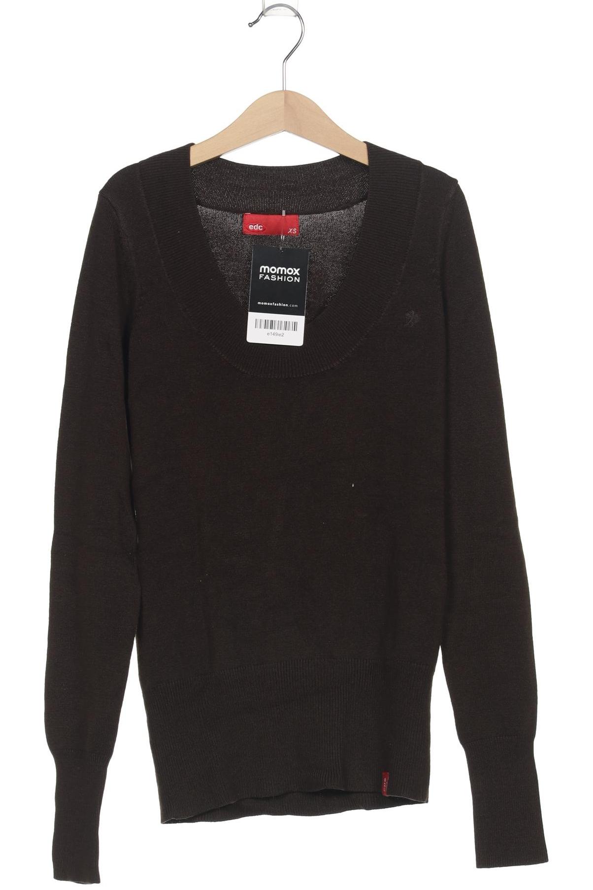 

edc by Esprit Damen Pullover, braun, Gr. 34