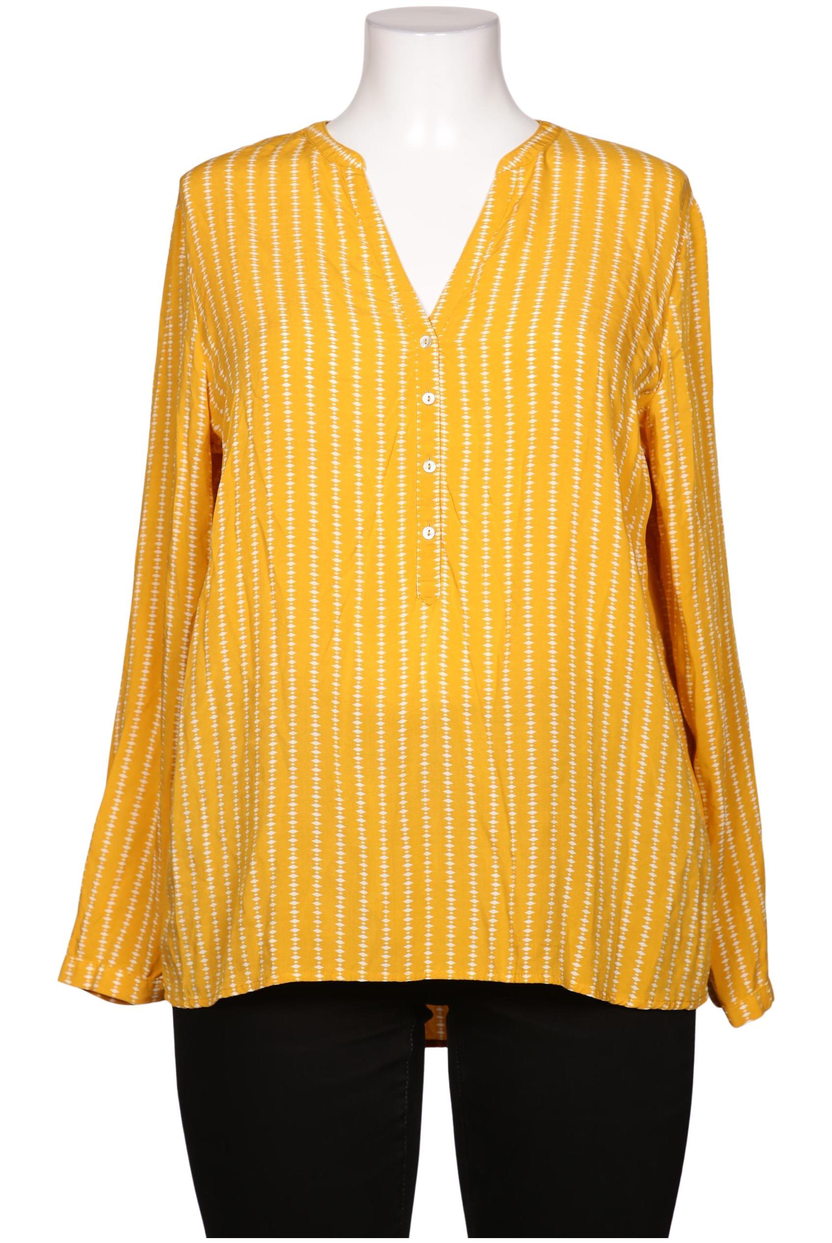 

edc by Esprit Damen Bluse, gelb, Gr. 44