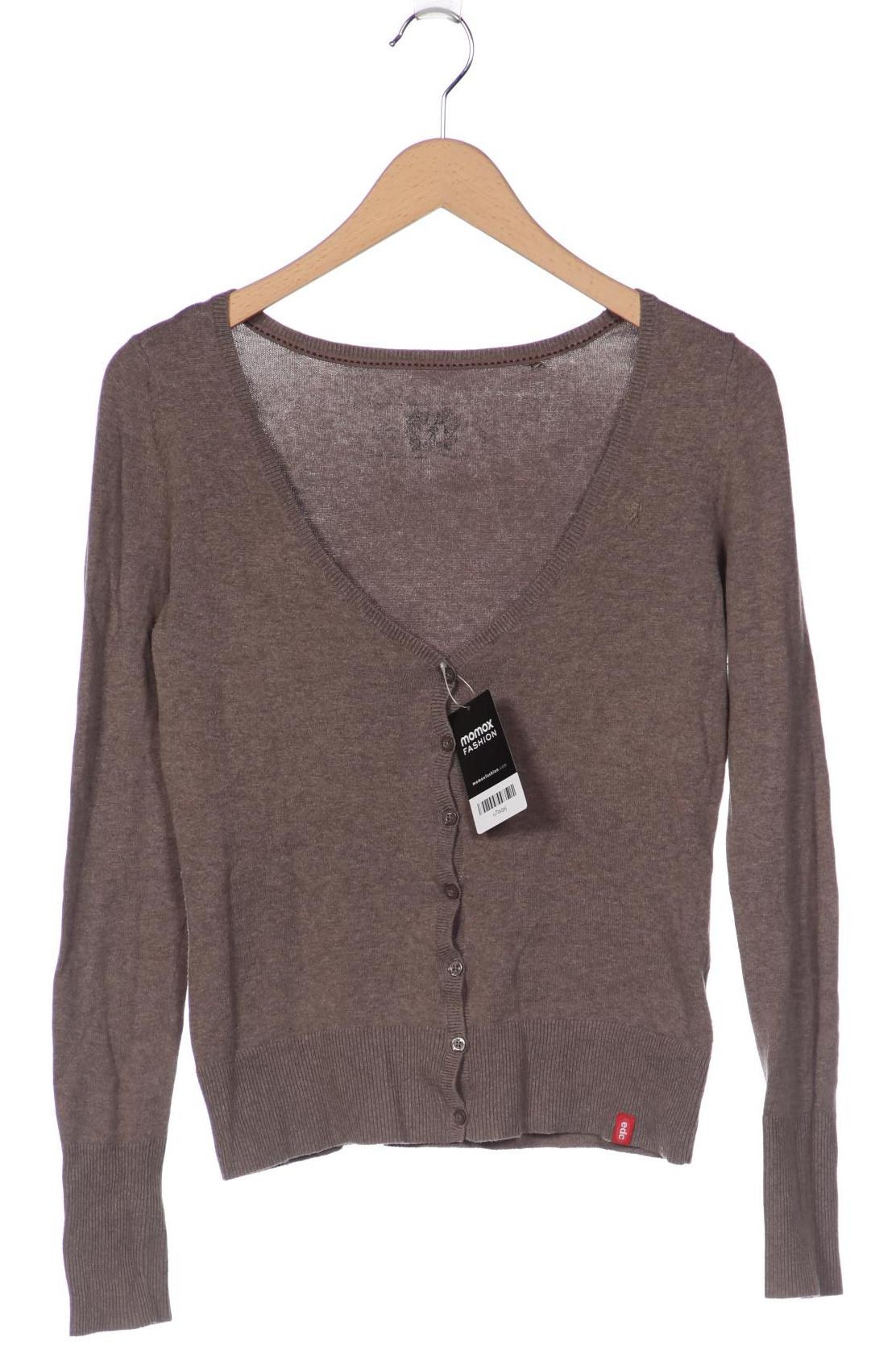 

edc by Esprit Damen Strickjacke, braun, Gr. 36