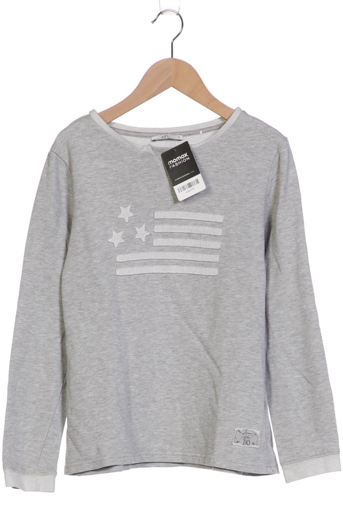 

edc by Esprit Damen Sweatshirt, grau, Gr. 36